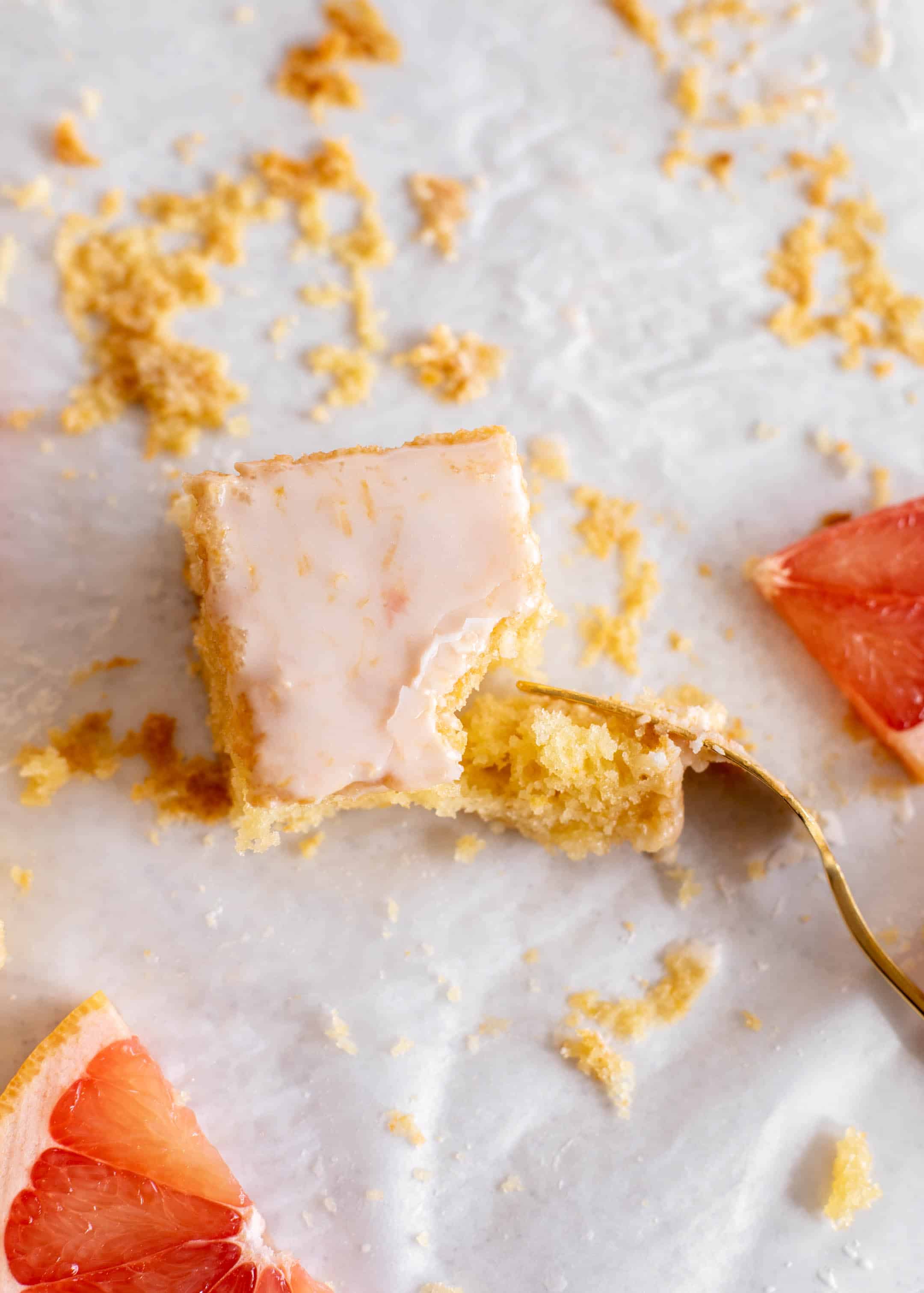 greek yogurt grapefruit snack cake