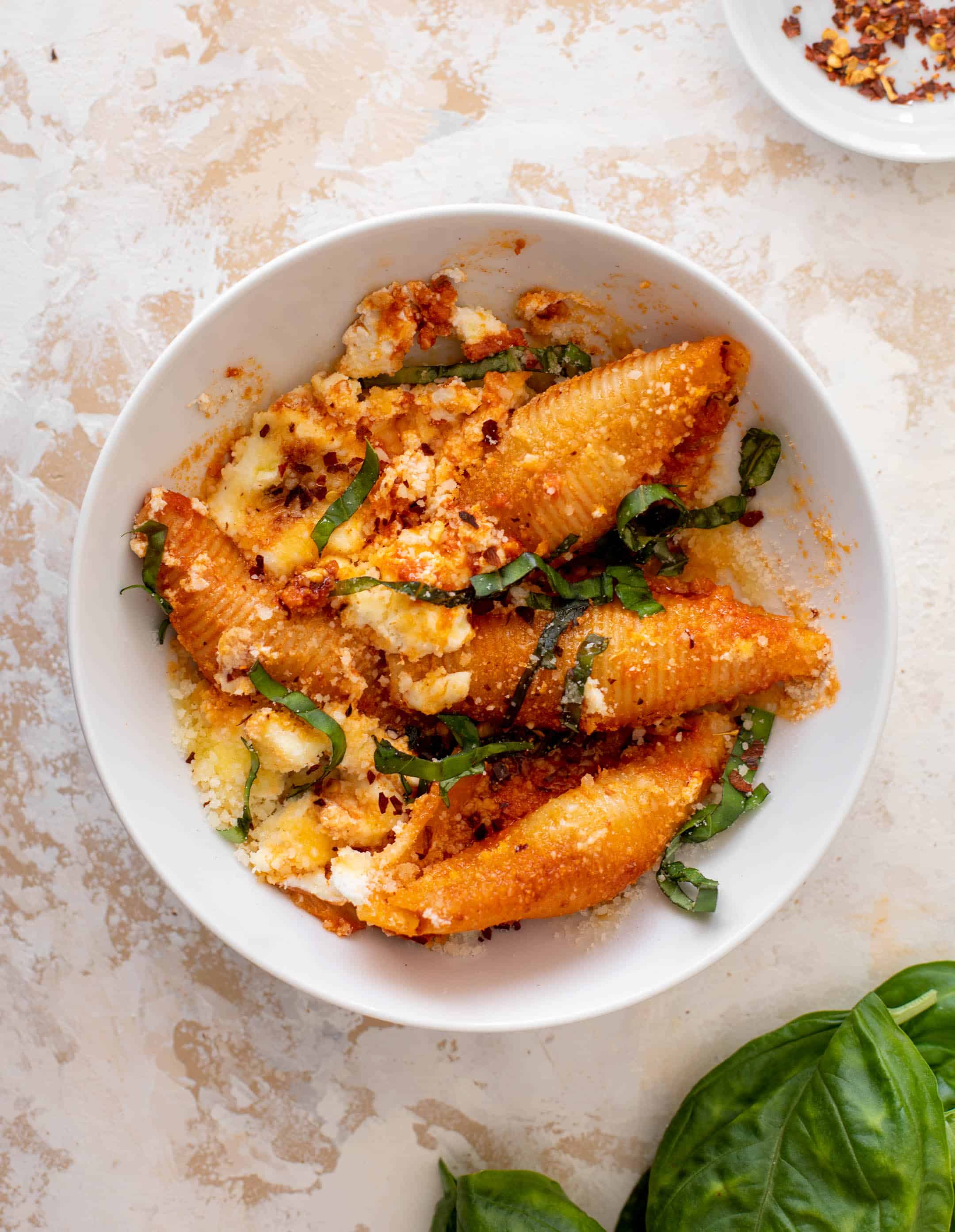 spicy vodka unstuffed shells