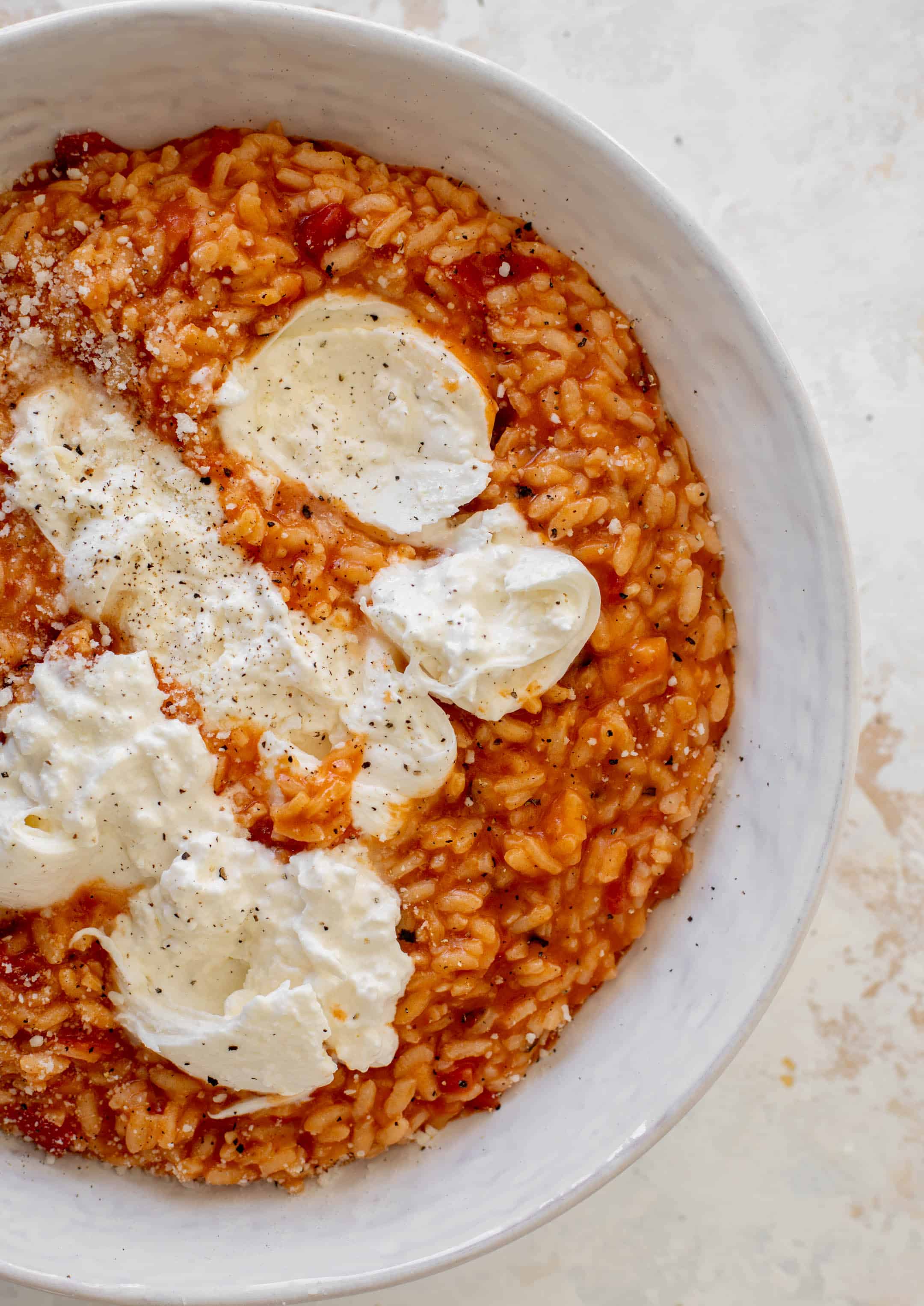fire roasted tomato risotto