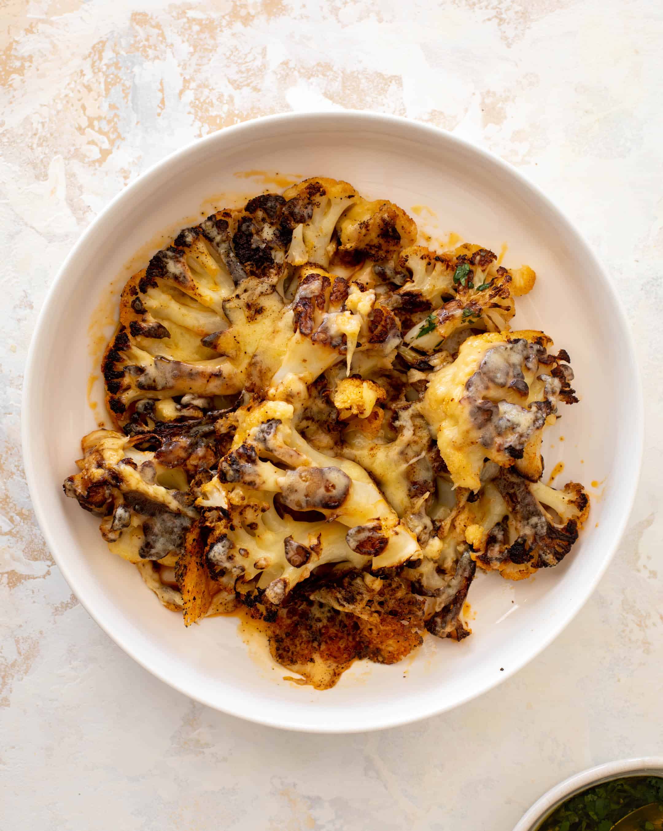 irish cheddar roasted cauliflower