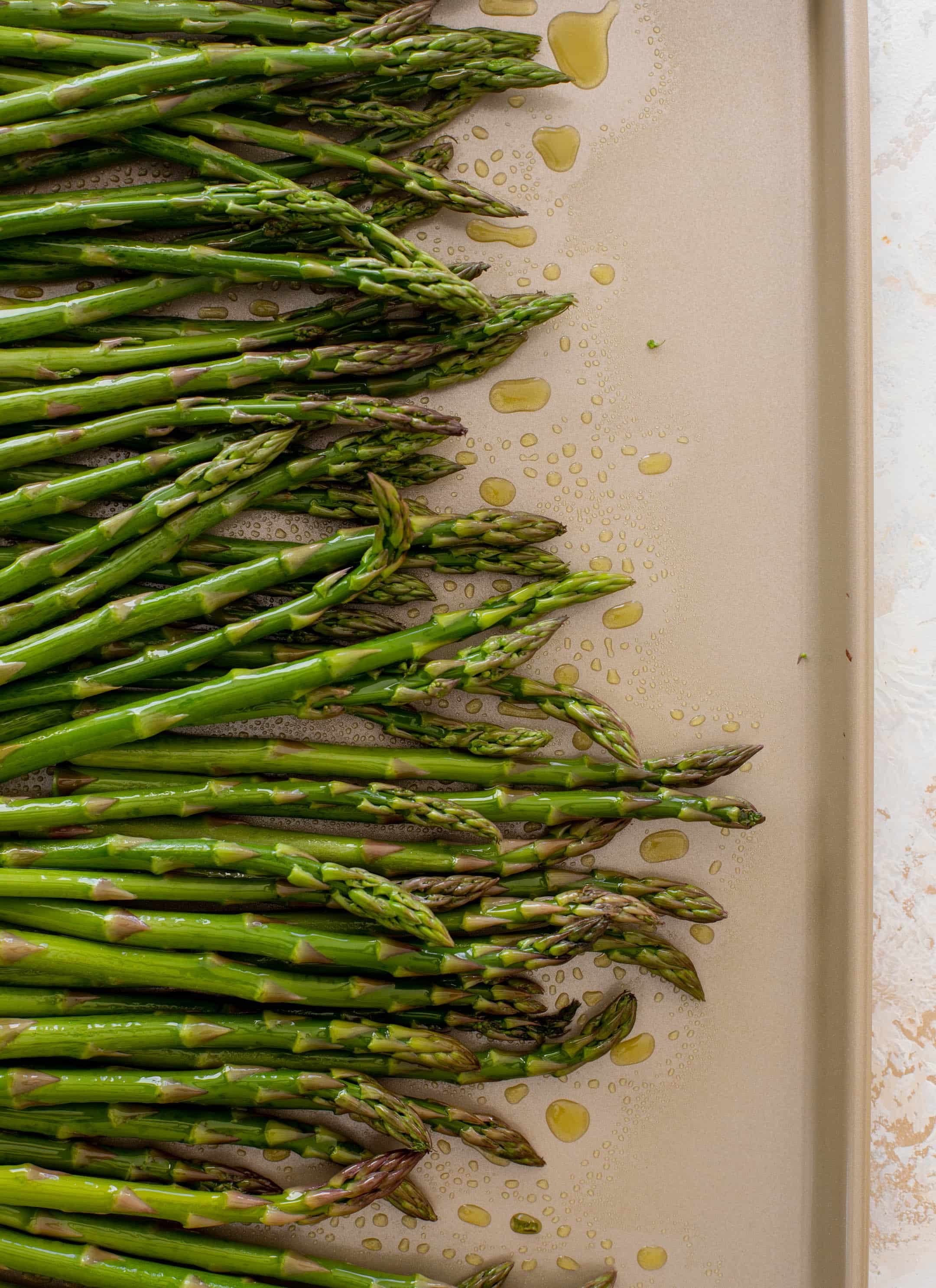 roasted asparagus with lemon vinaigrette