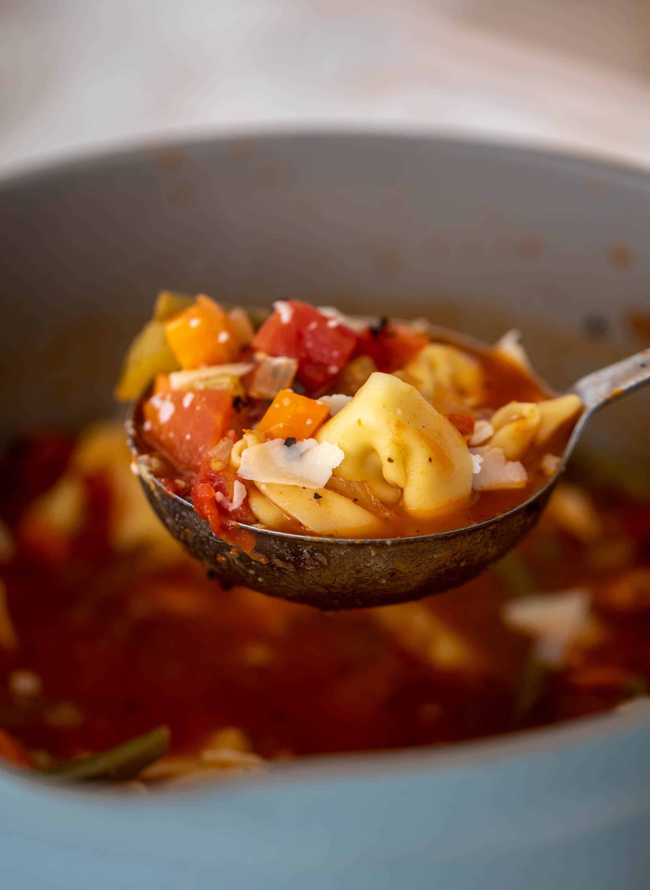 cheese tortellini minestrone