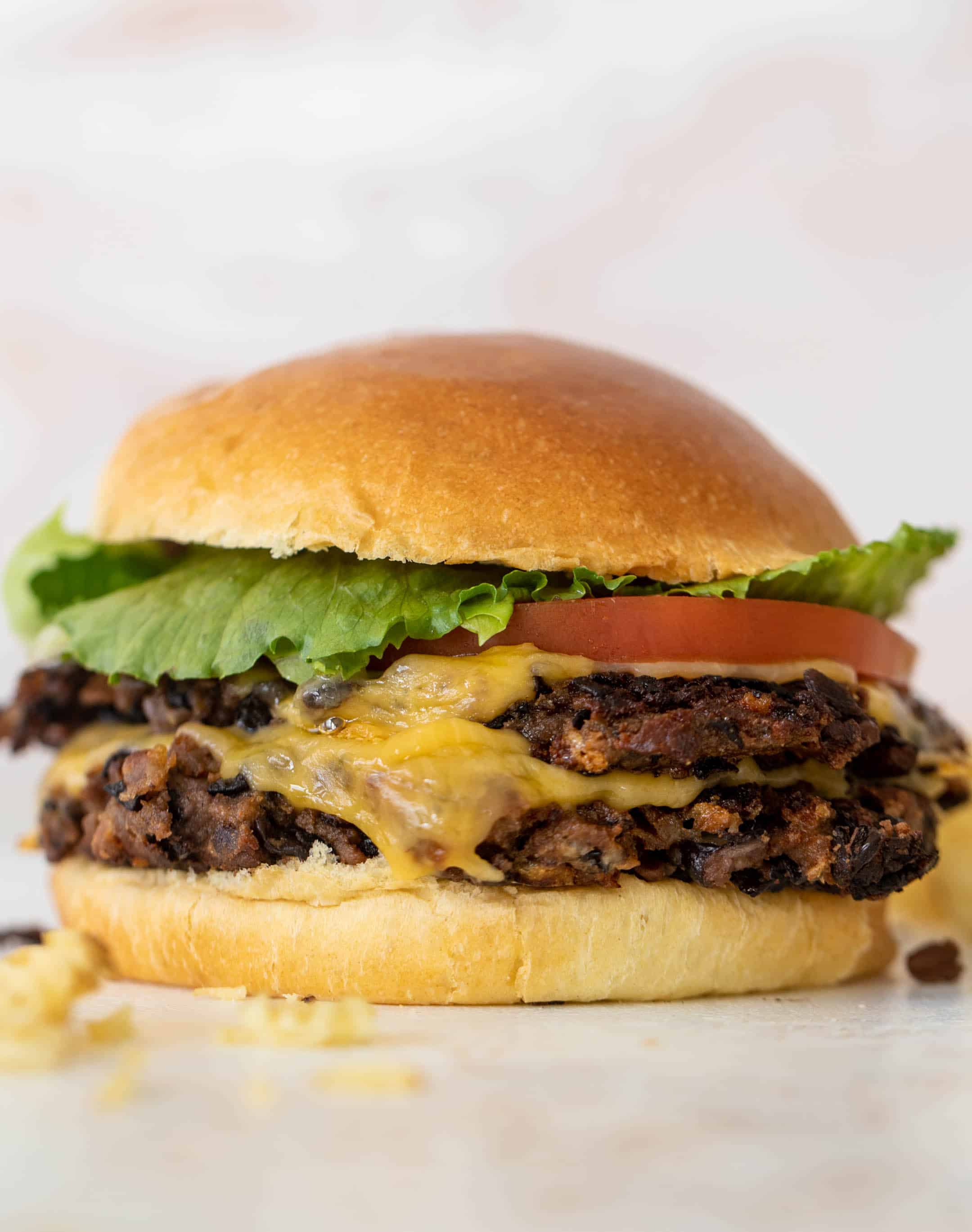 black bean smashburgers