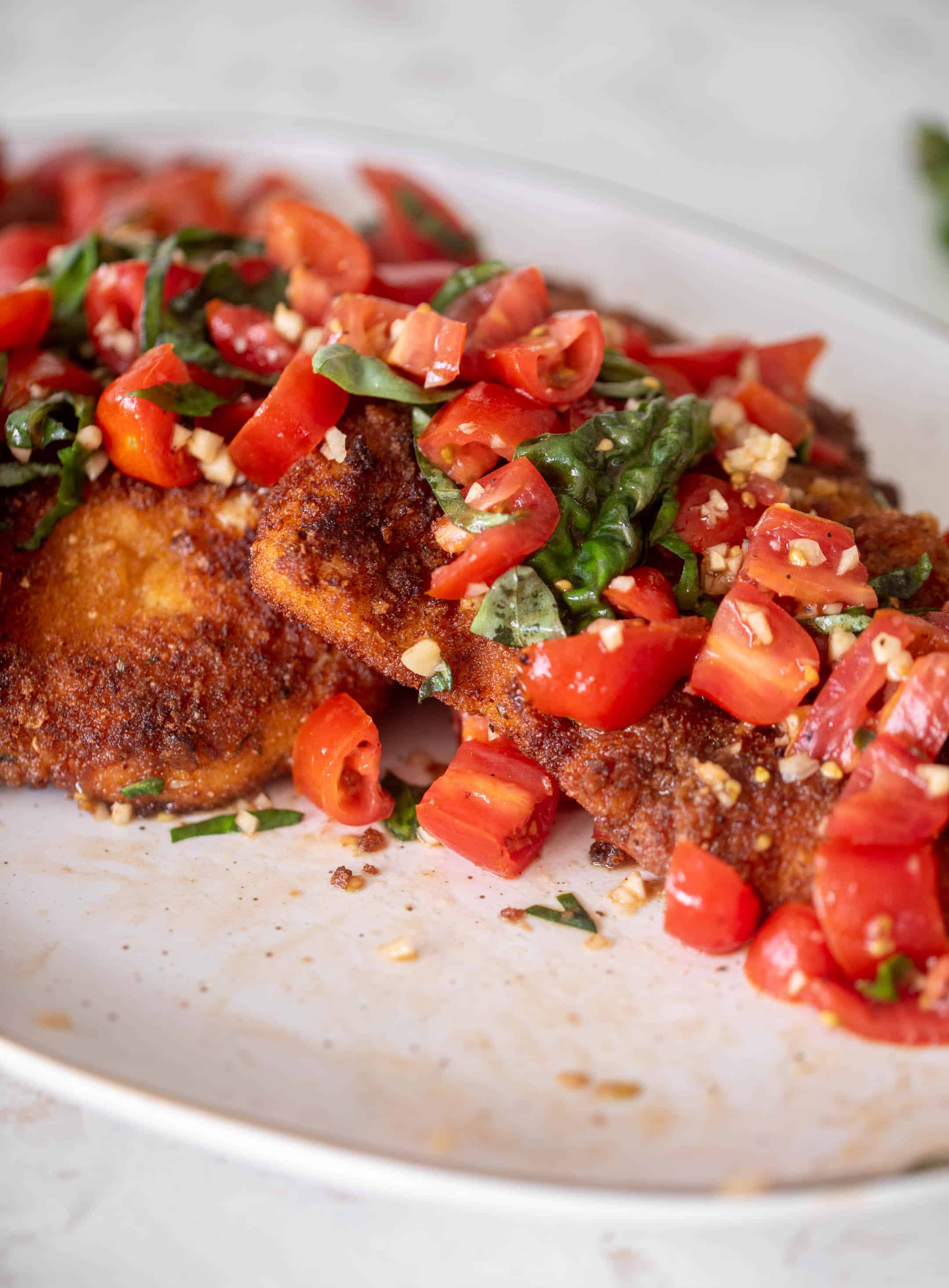 crispy bruschetta chicken