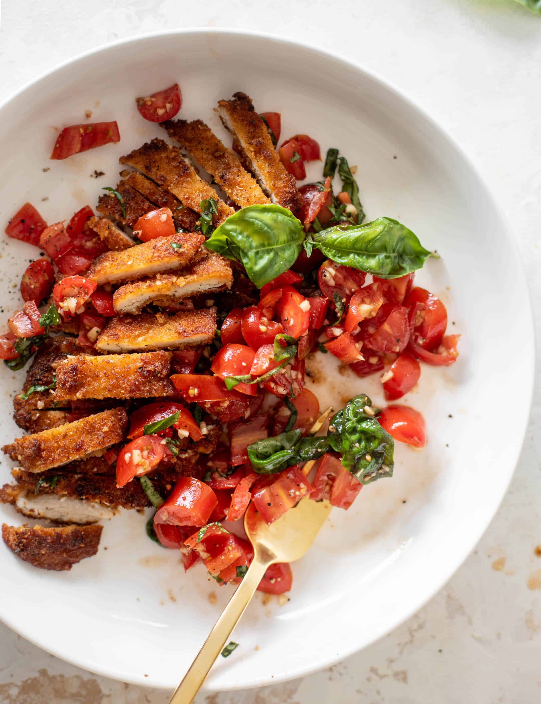 crispy bruschetta chicken