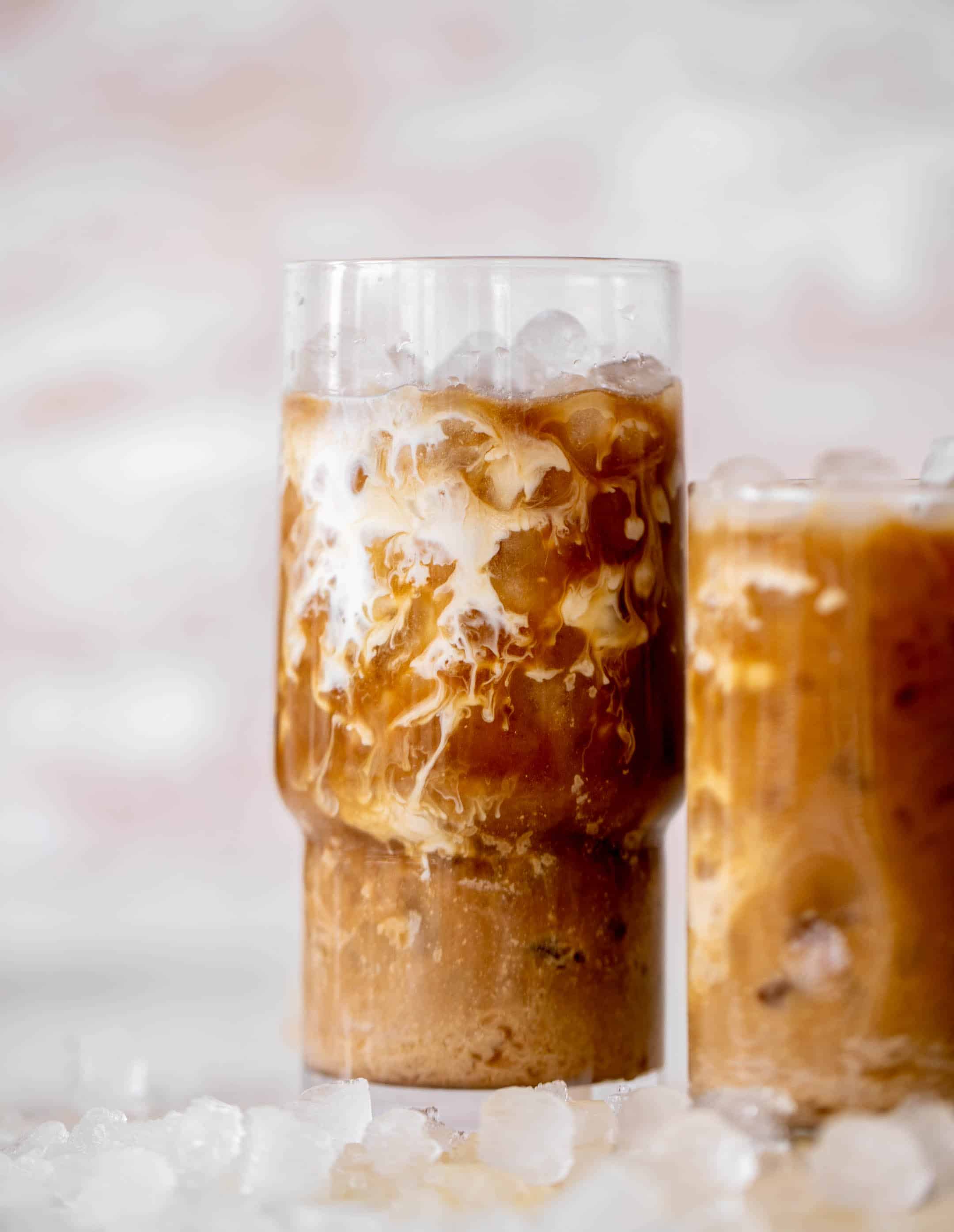 peanut butter iced lattes
