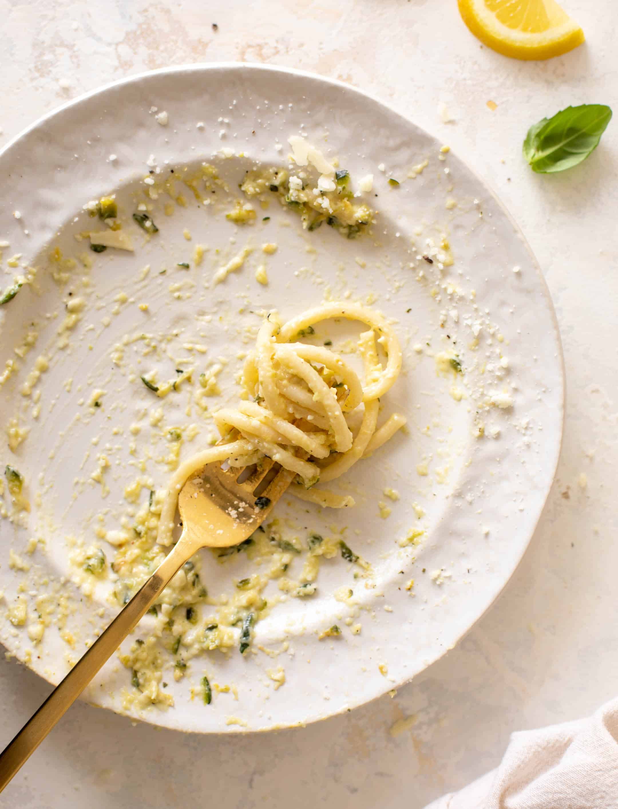 lemon zucchini pasta