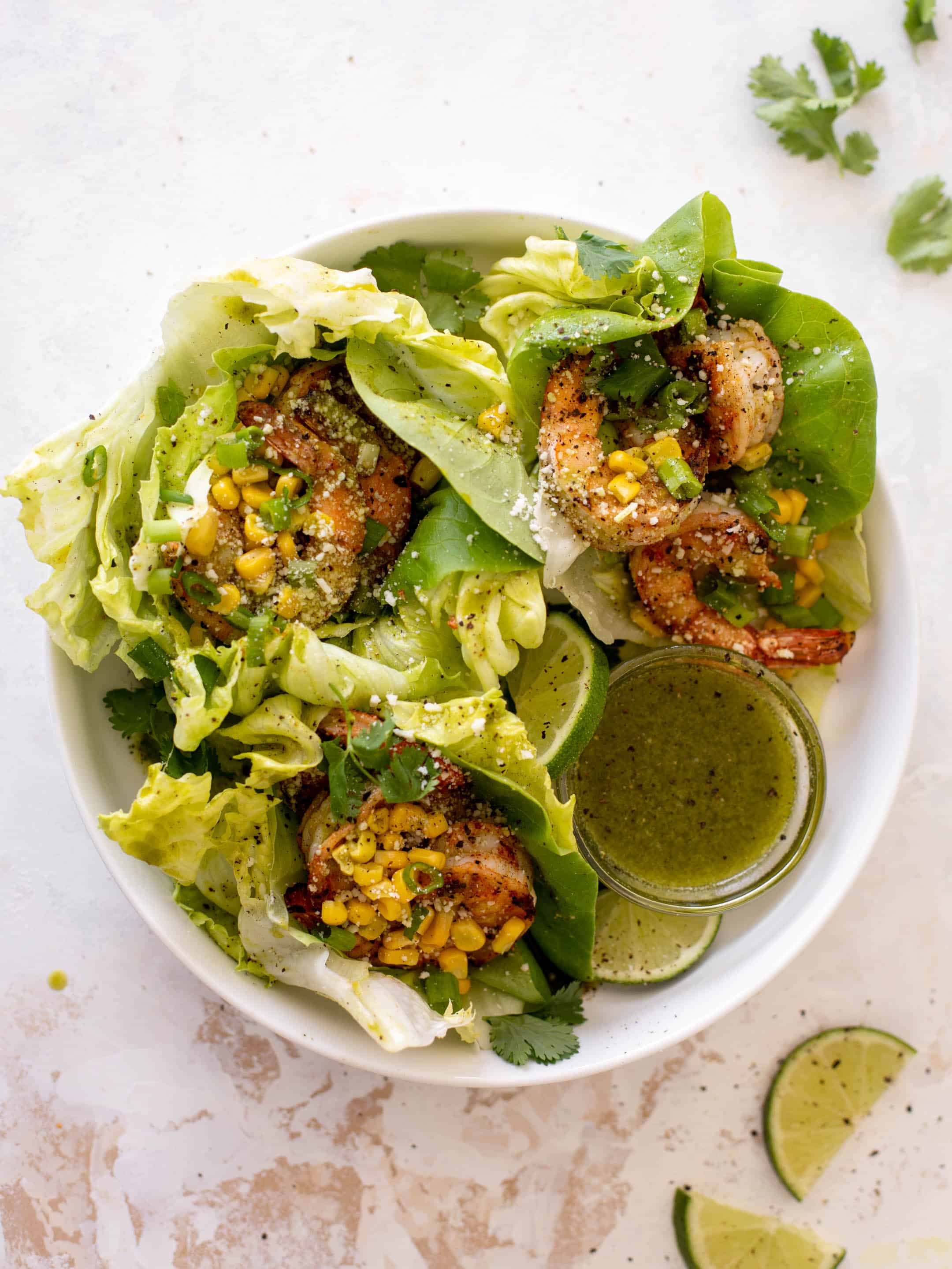 grilled shrimp lettuce wraps