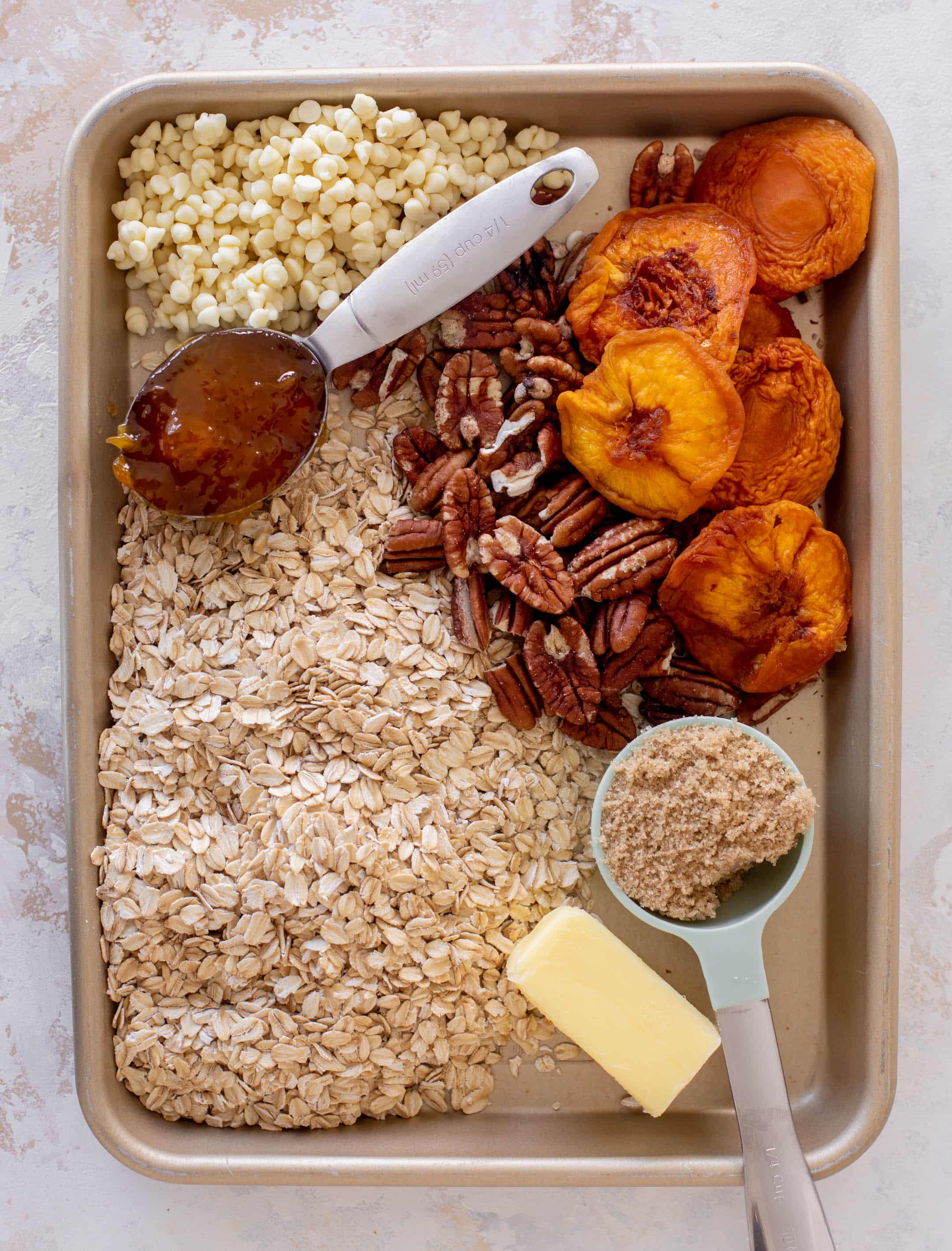 peach cobbler granola