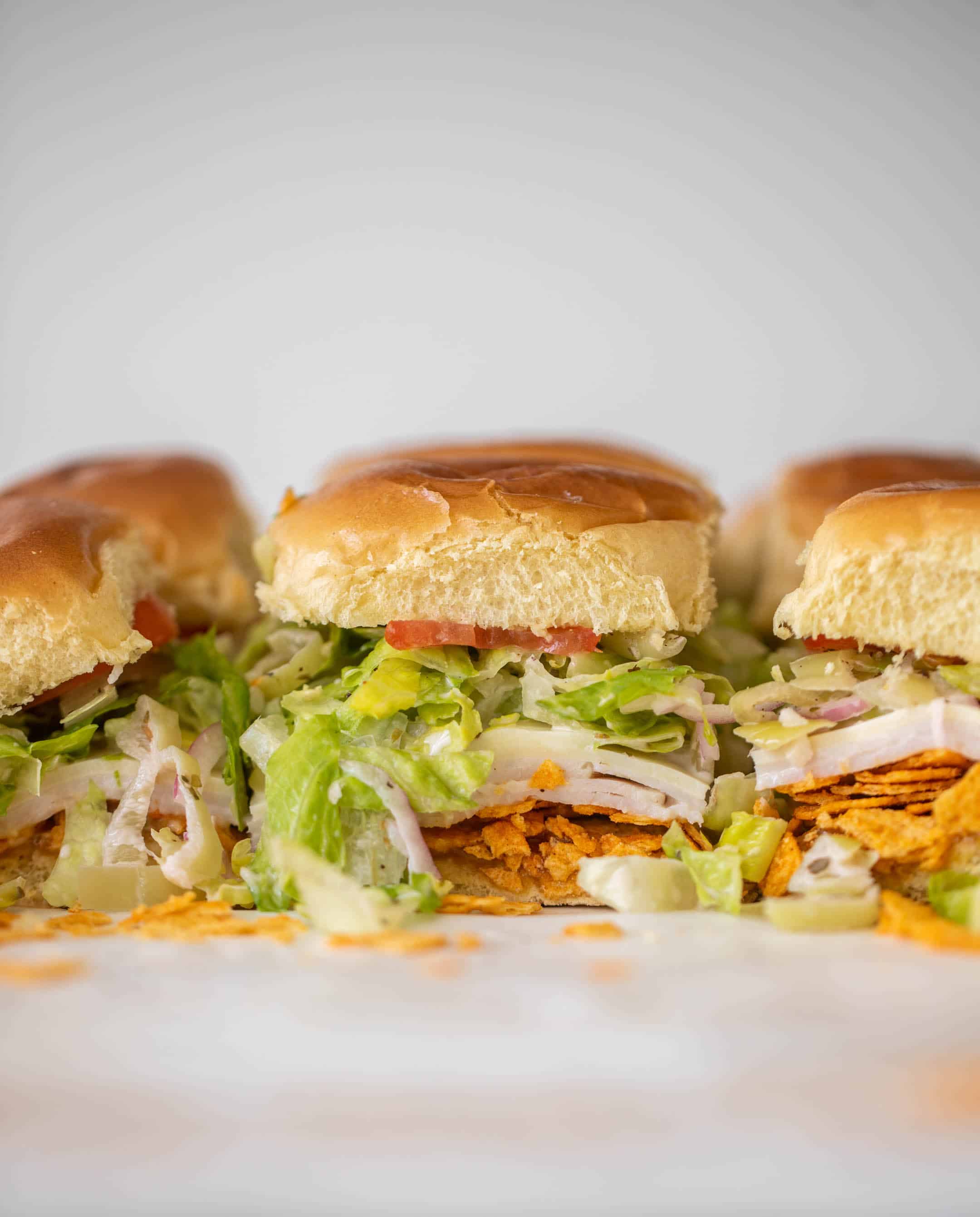 smoked turkey summer sliders