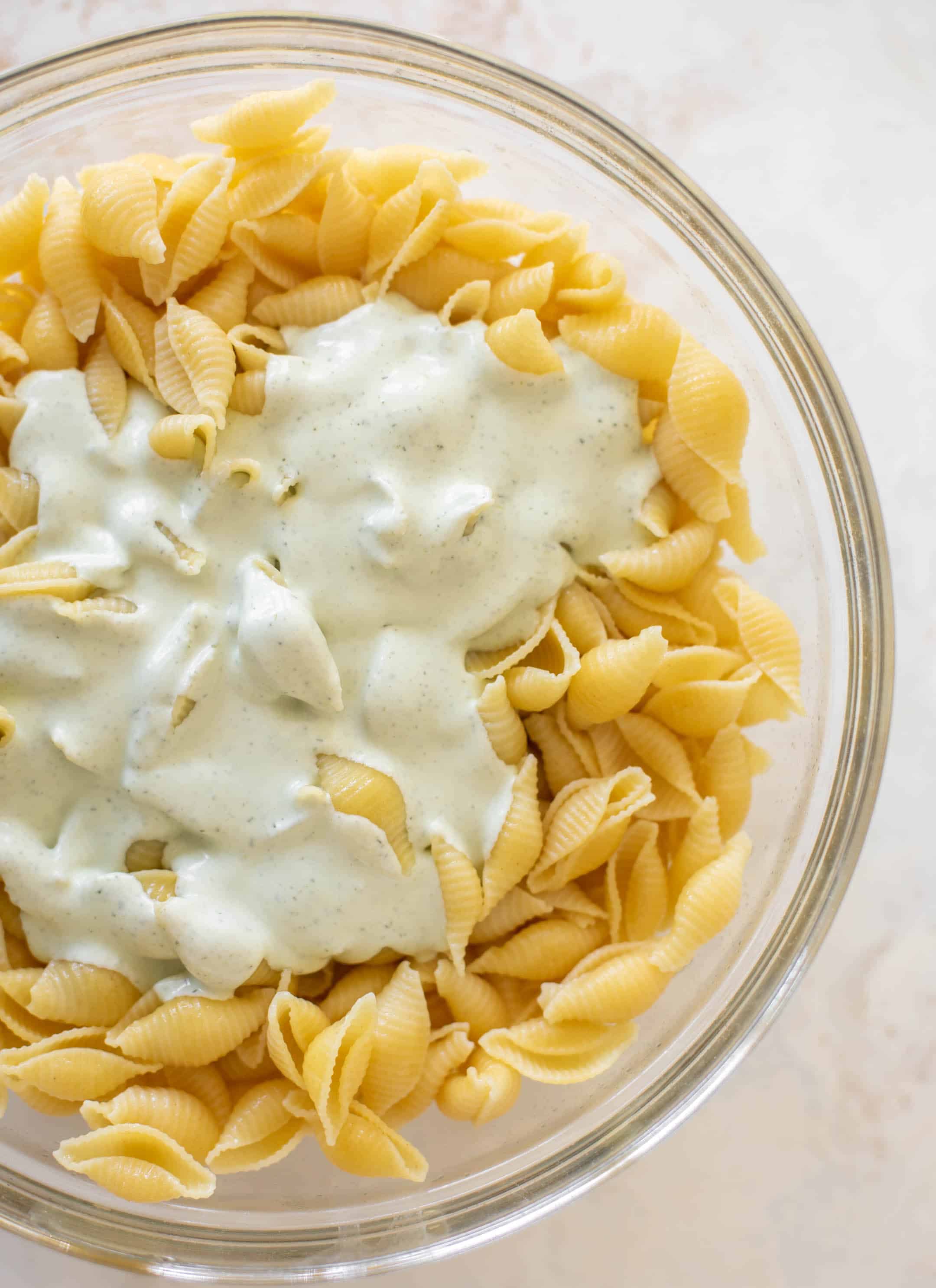 broccoli BLT pasta salad