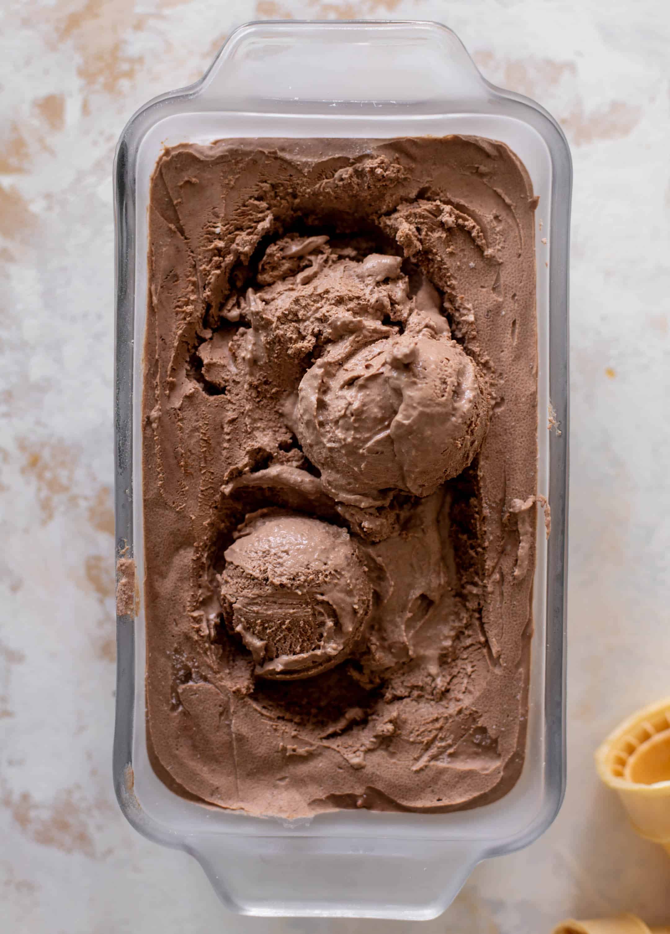 chocolate ricotta ice cream