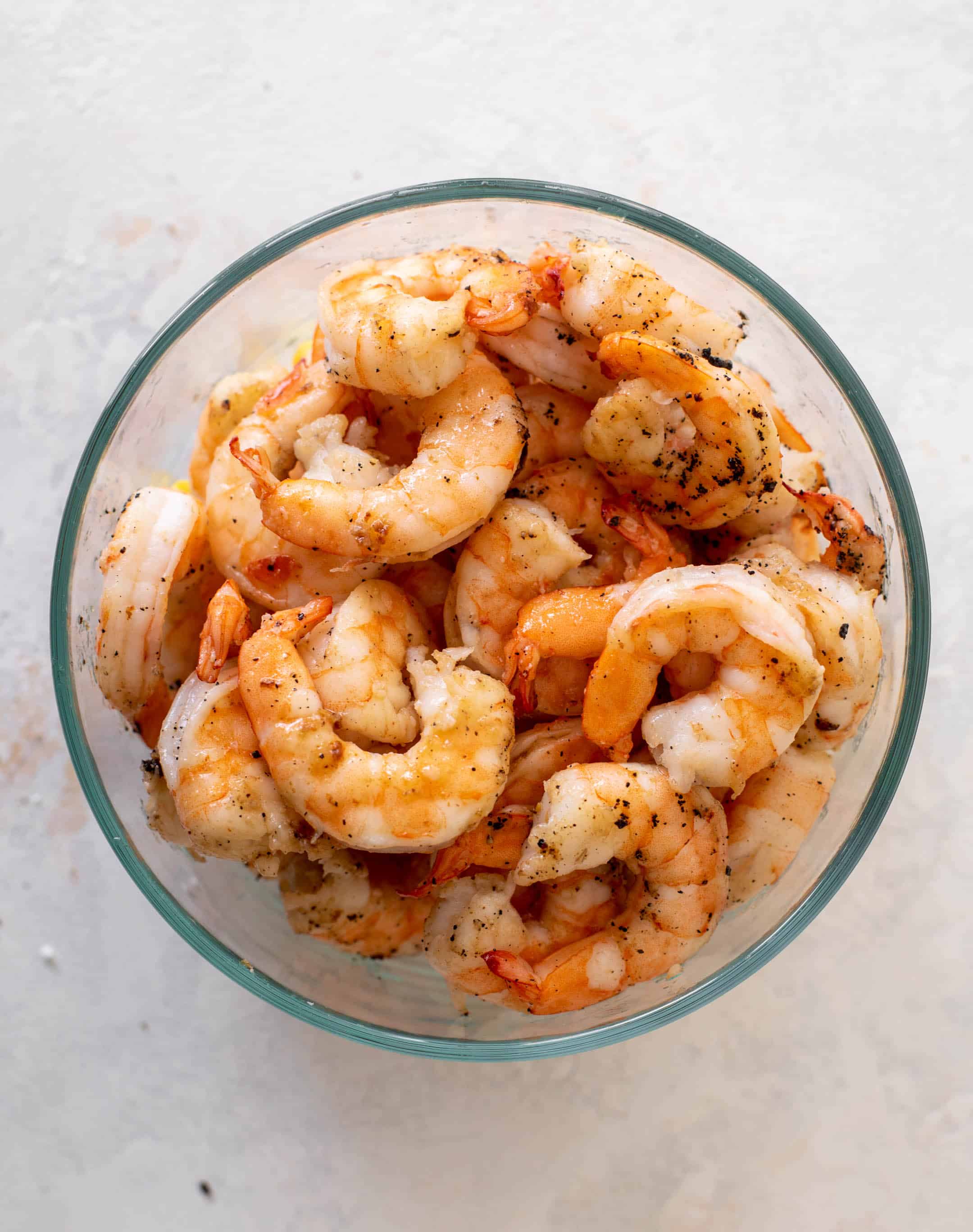 grilled shrimp, corn & feta orzo