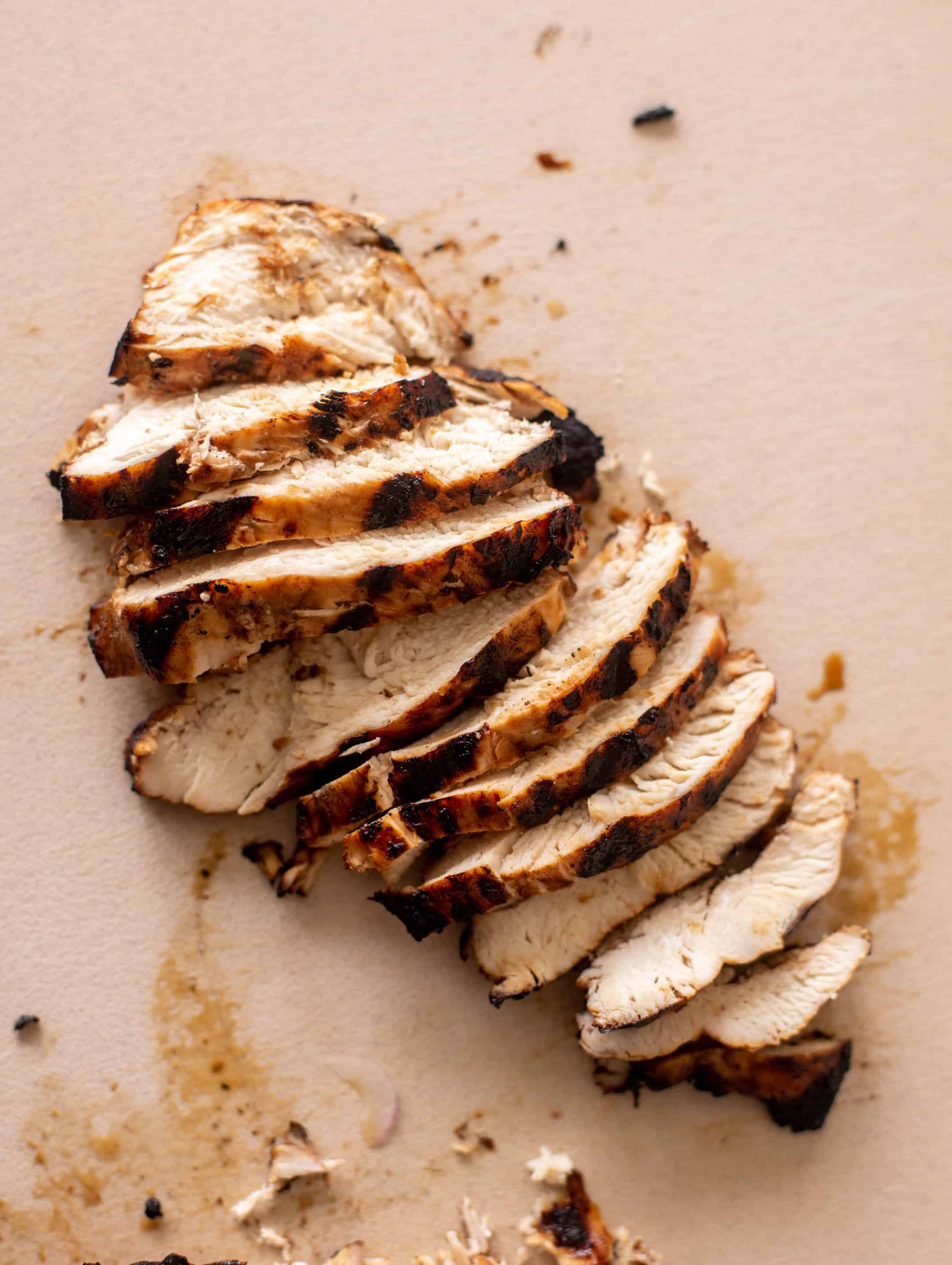 grilled chicken cherry kale salad