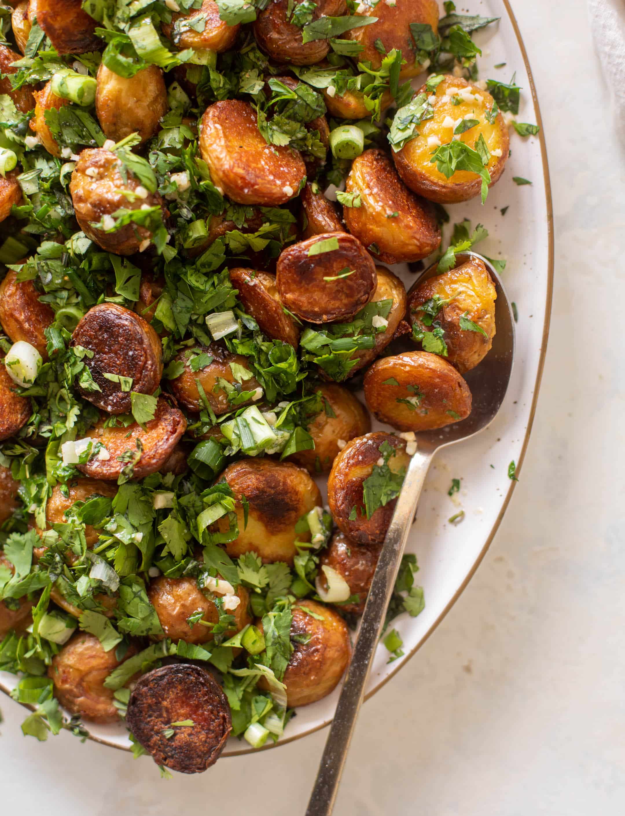 best crispy roasted potatoes with herbs