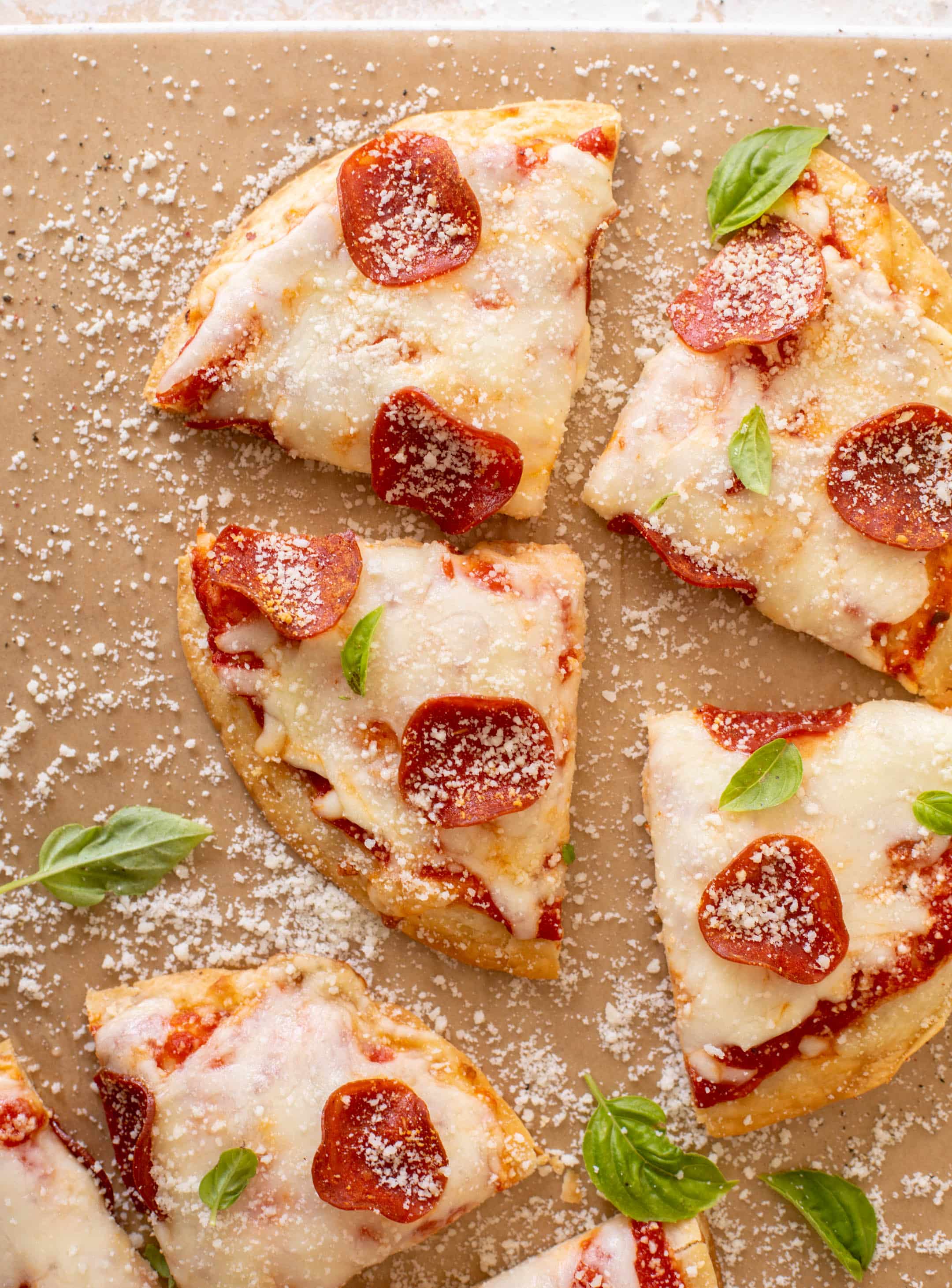 baked pizza chicken quesadillas