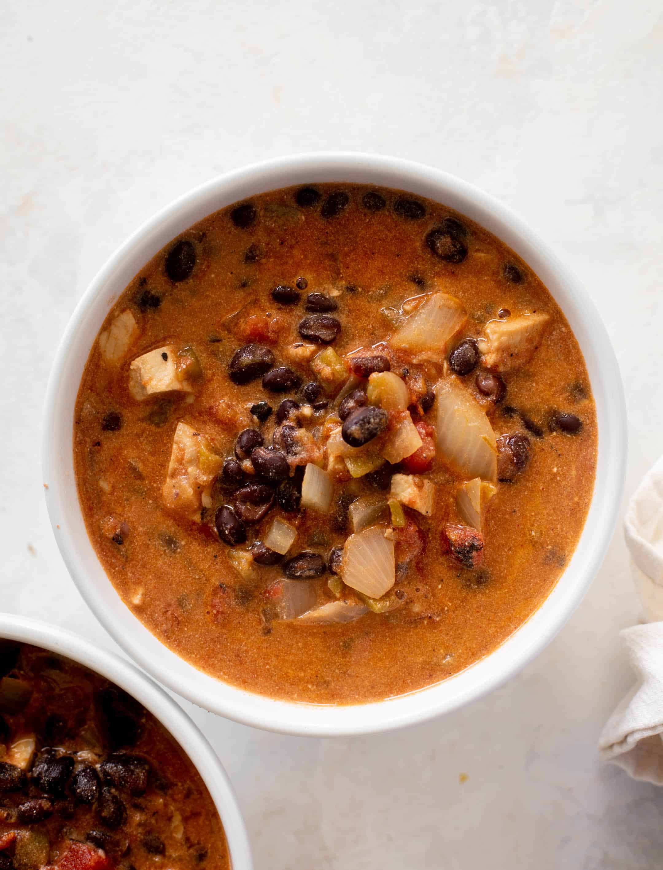 black bean chicken chili