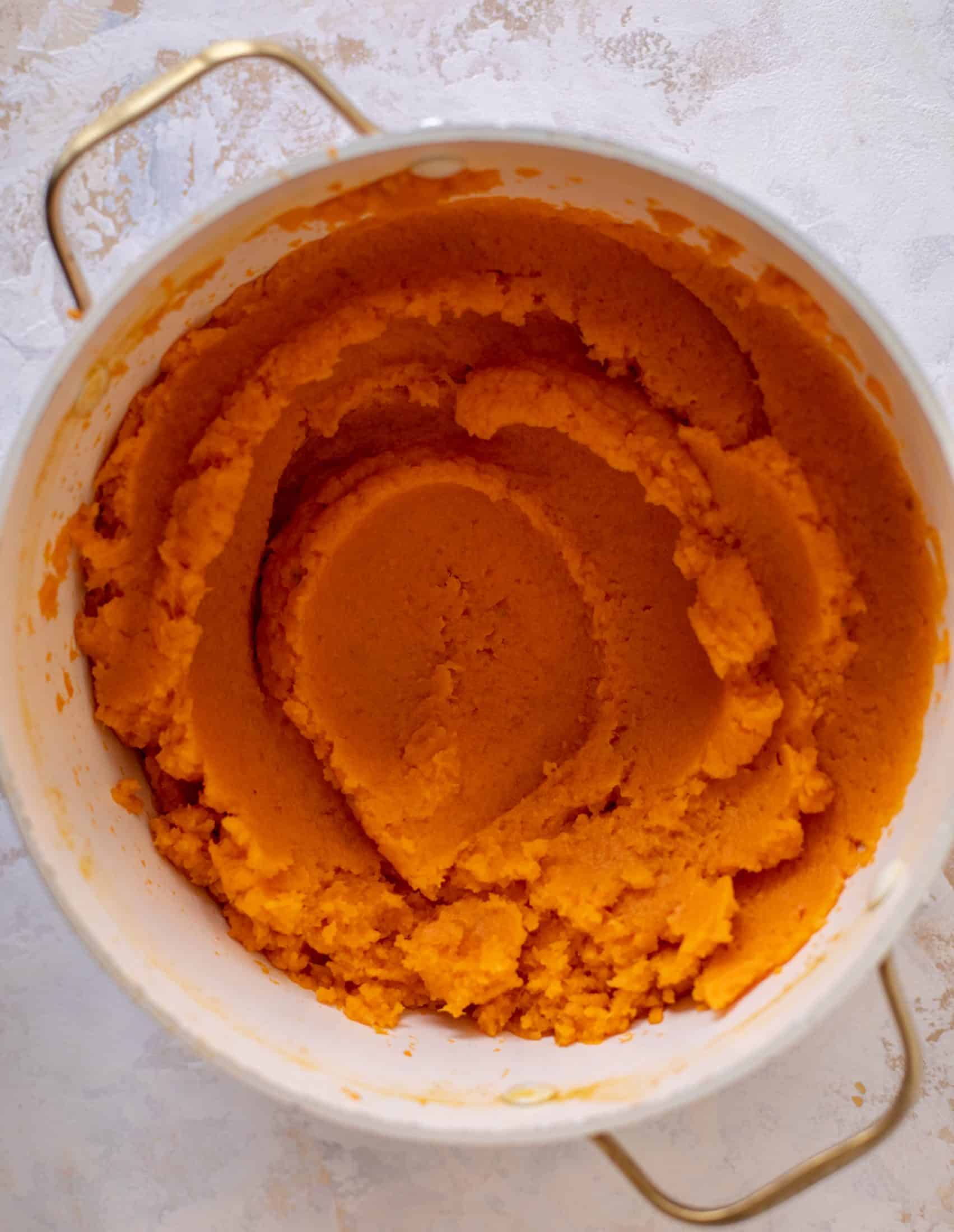 brown butter herb mashed sweet potatoes