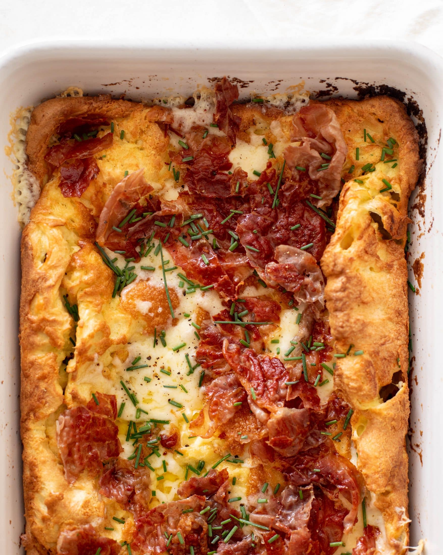 crispy ham and cheese dutch baby