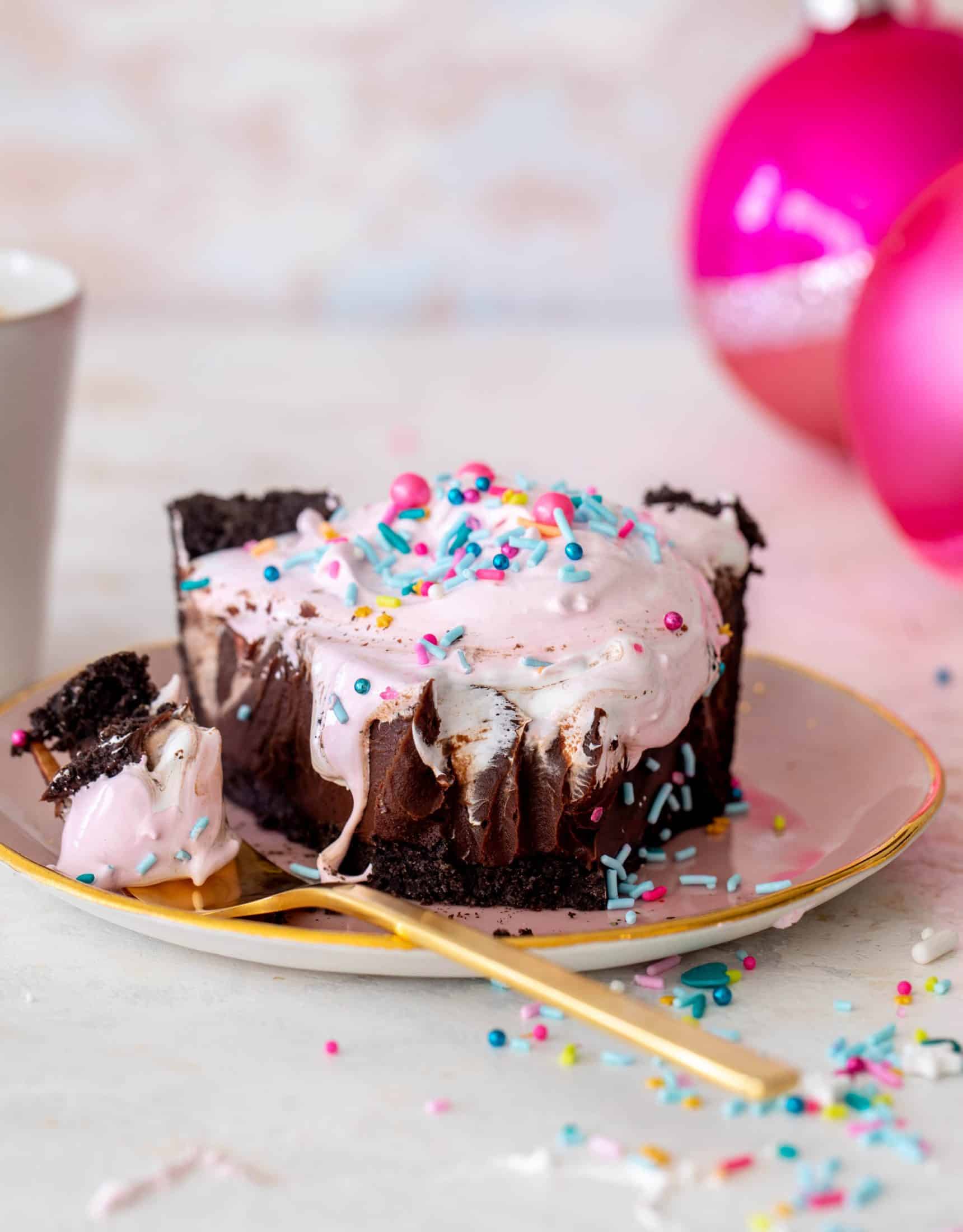 chocolate peppermint pie