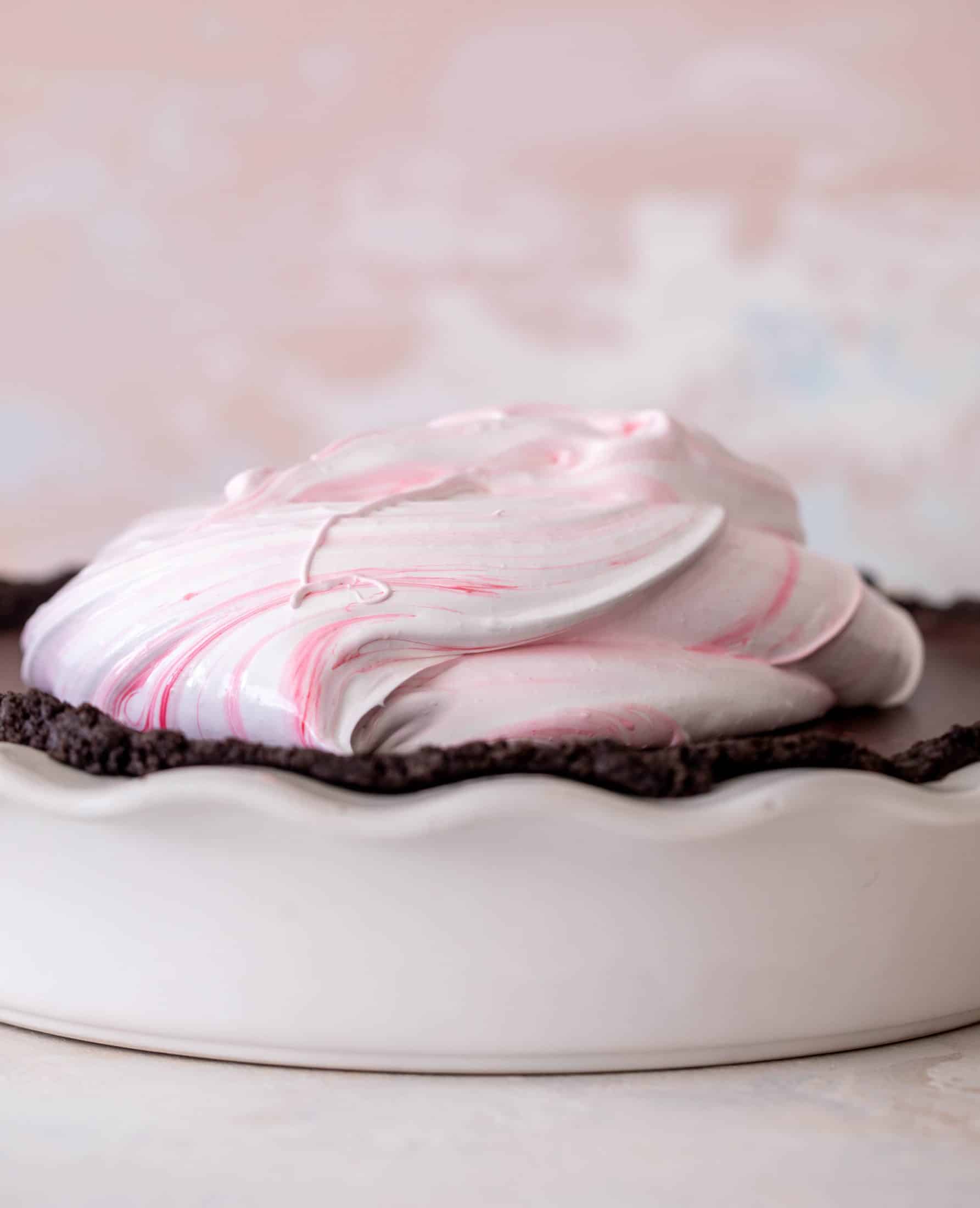chocolate peppermint pie