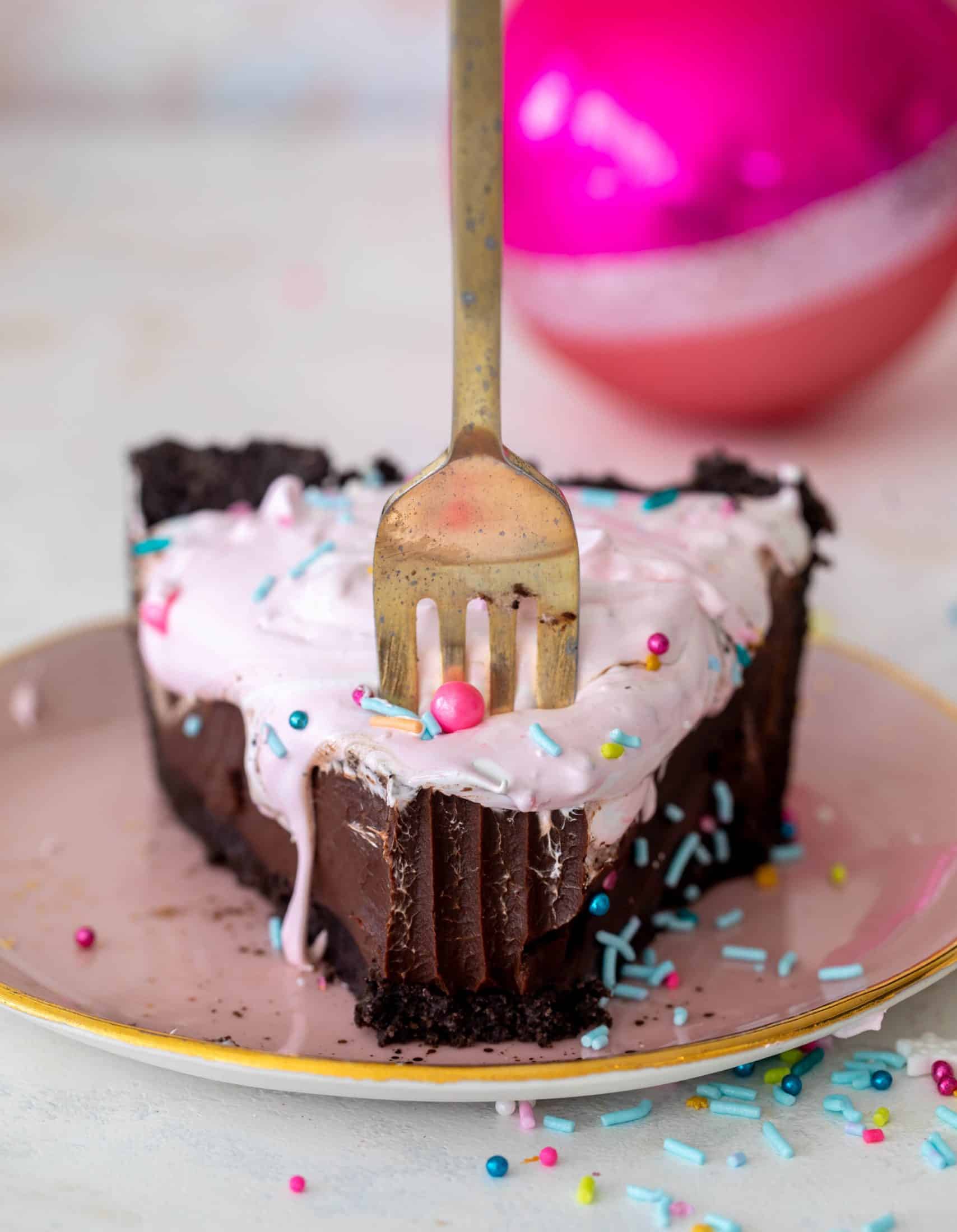 chocolate peppermint pie