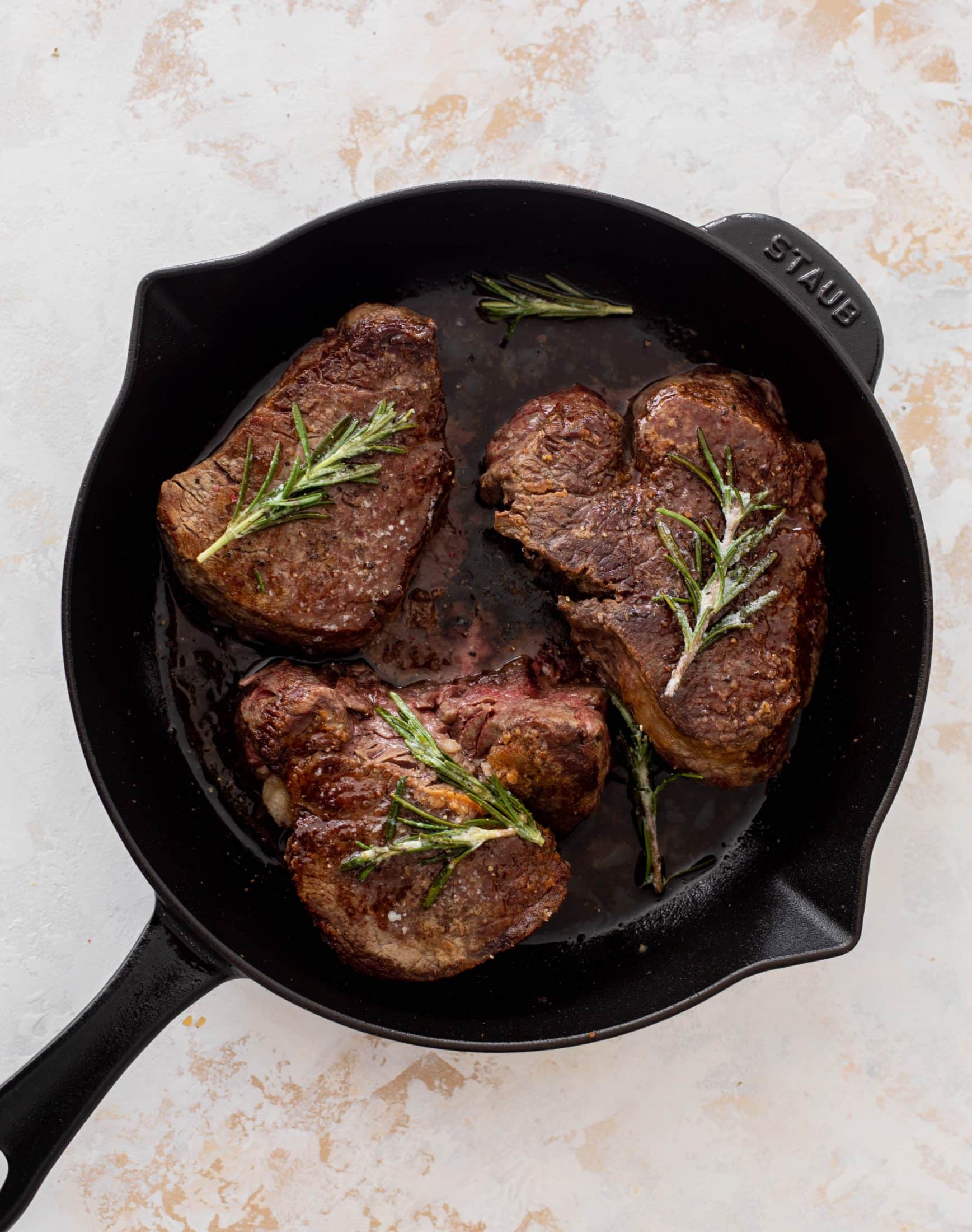 rosemary butter steaks