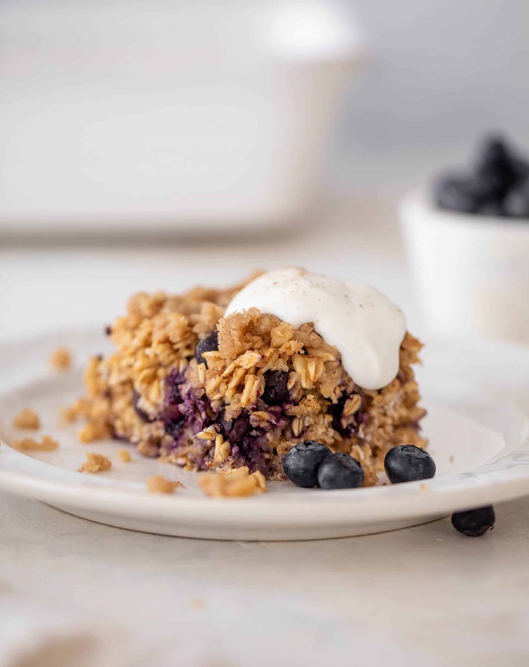 blueberry muffin baked oatmeal