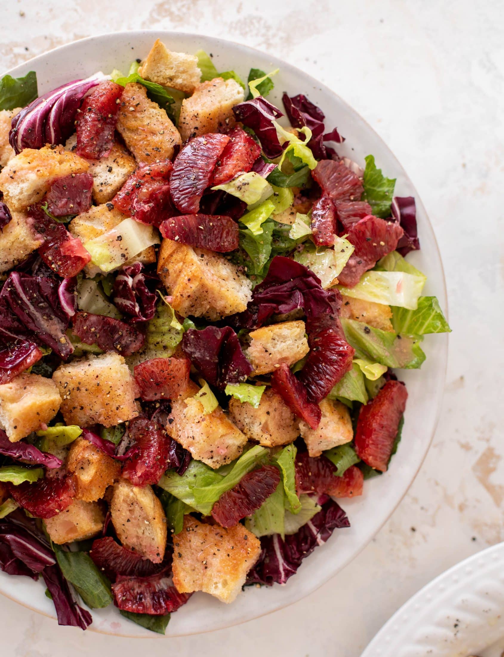 blood orange panzanella