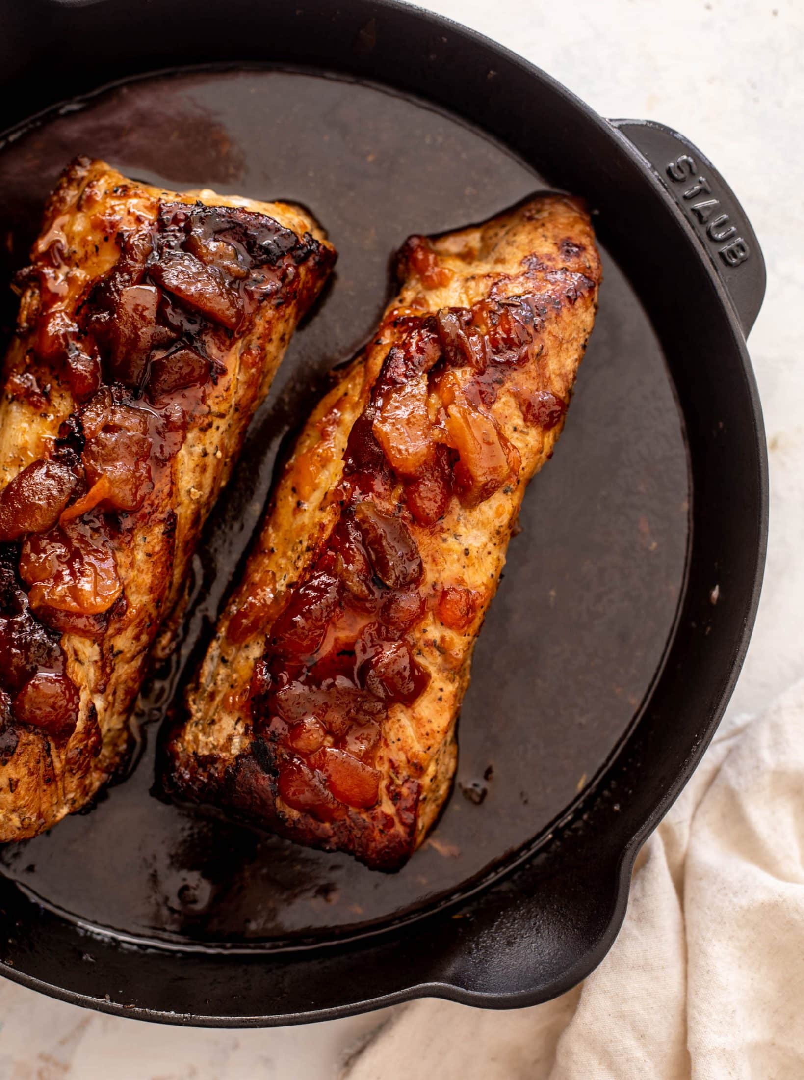 sticky apricot pork tenderloin