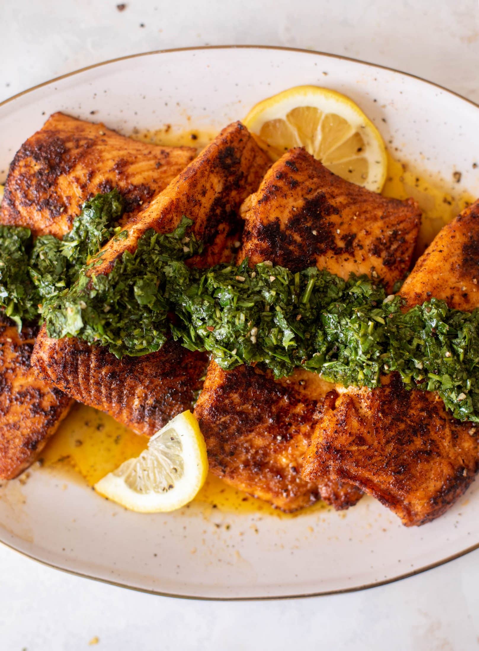 chimichurri salmon
