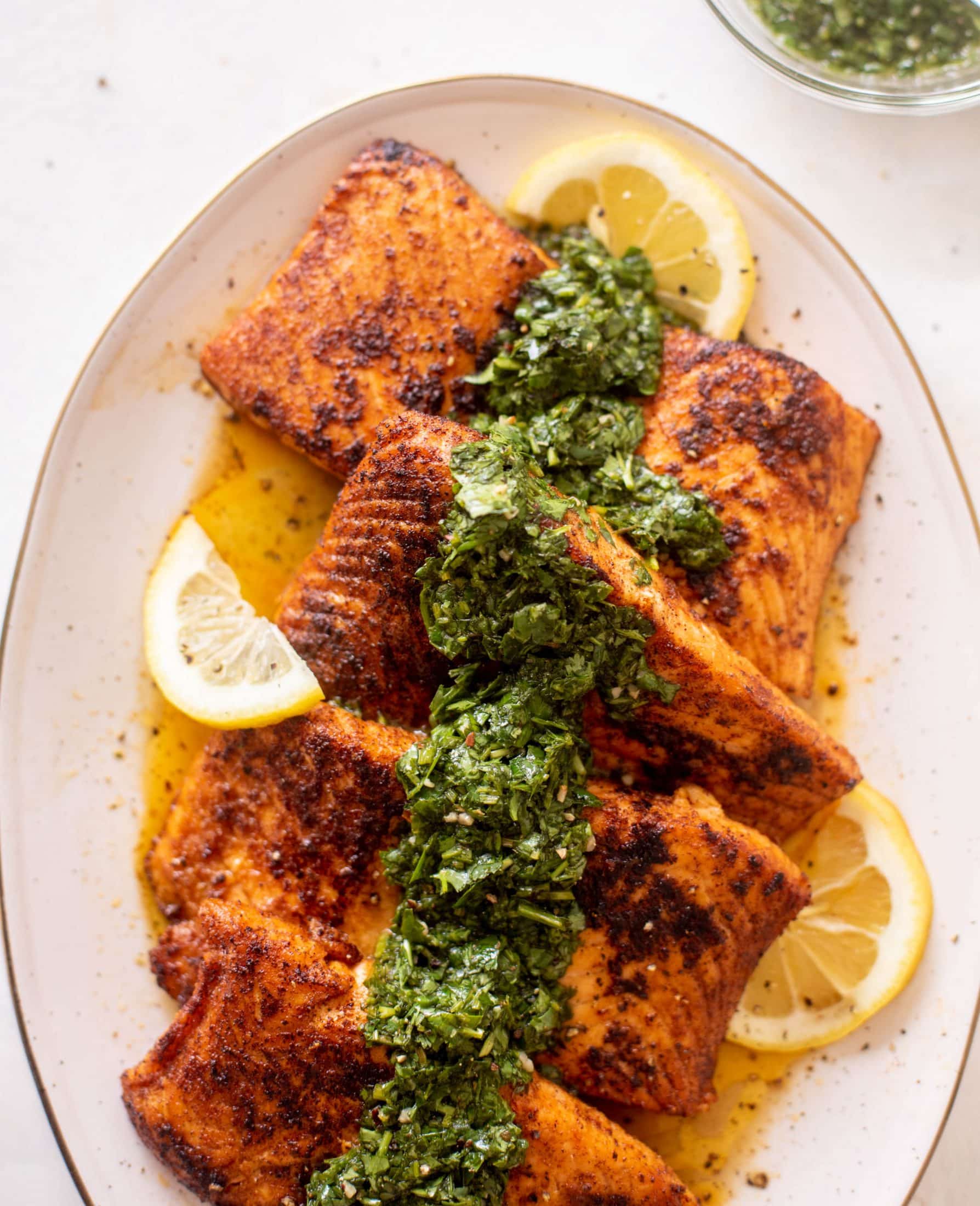 chimichurri salmon