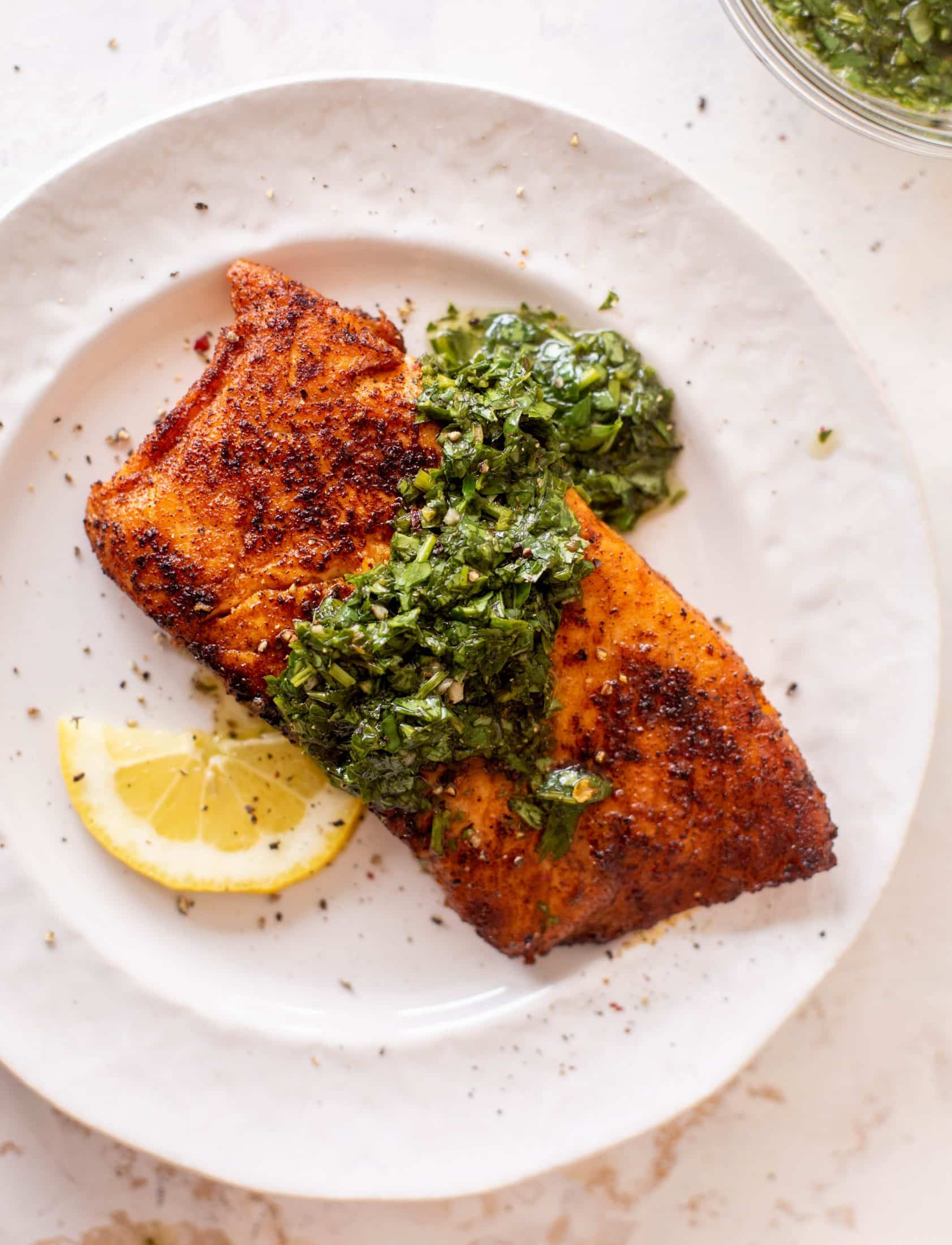 chimichurri salmon