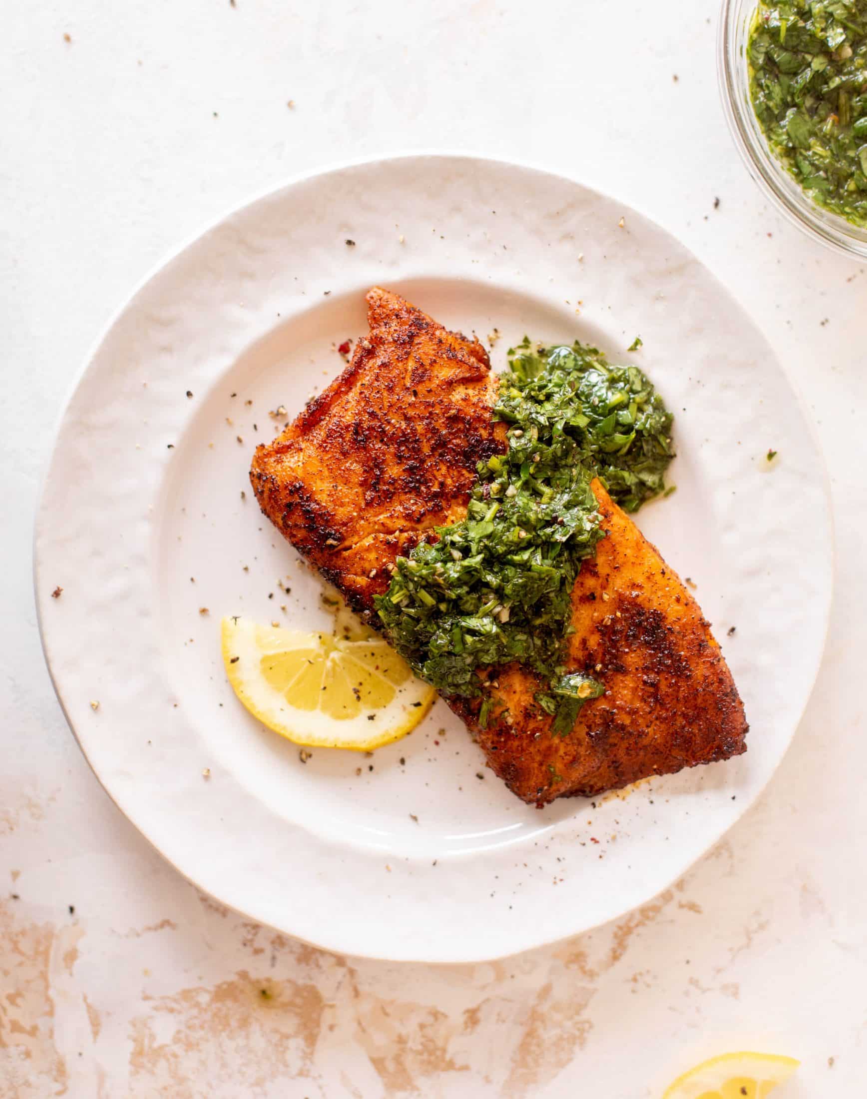 chimichurri salmon