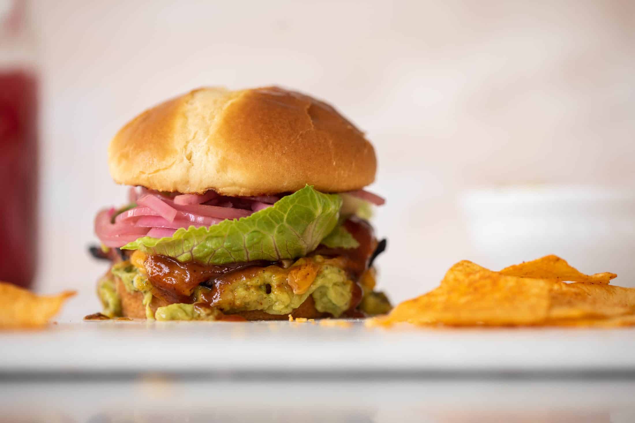 grilled BBQ chicken sandwiches