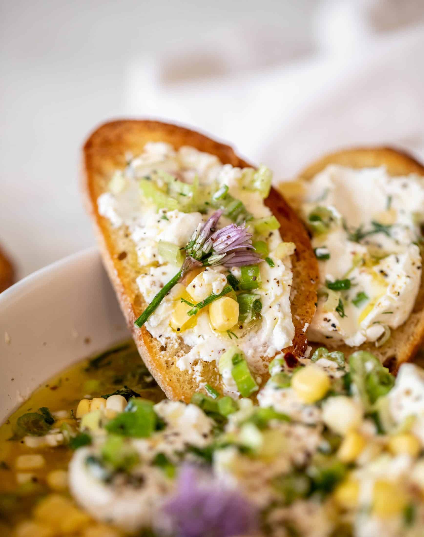 summer marinated goat cheese