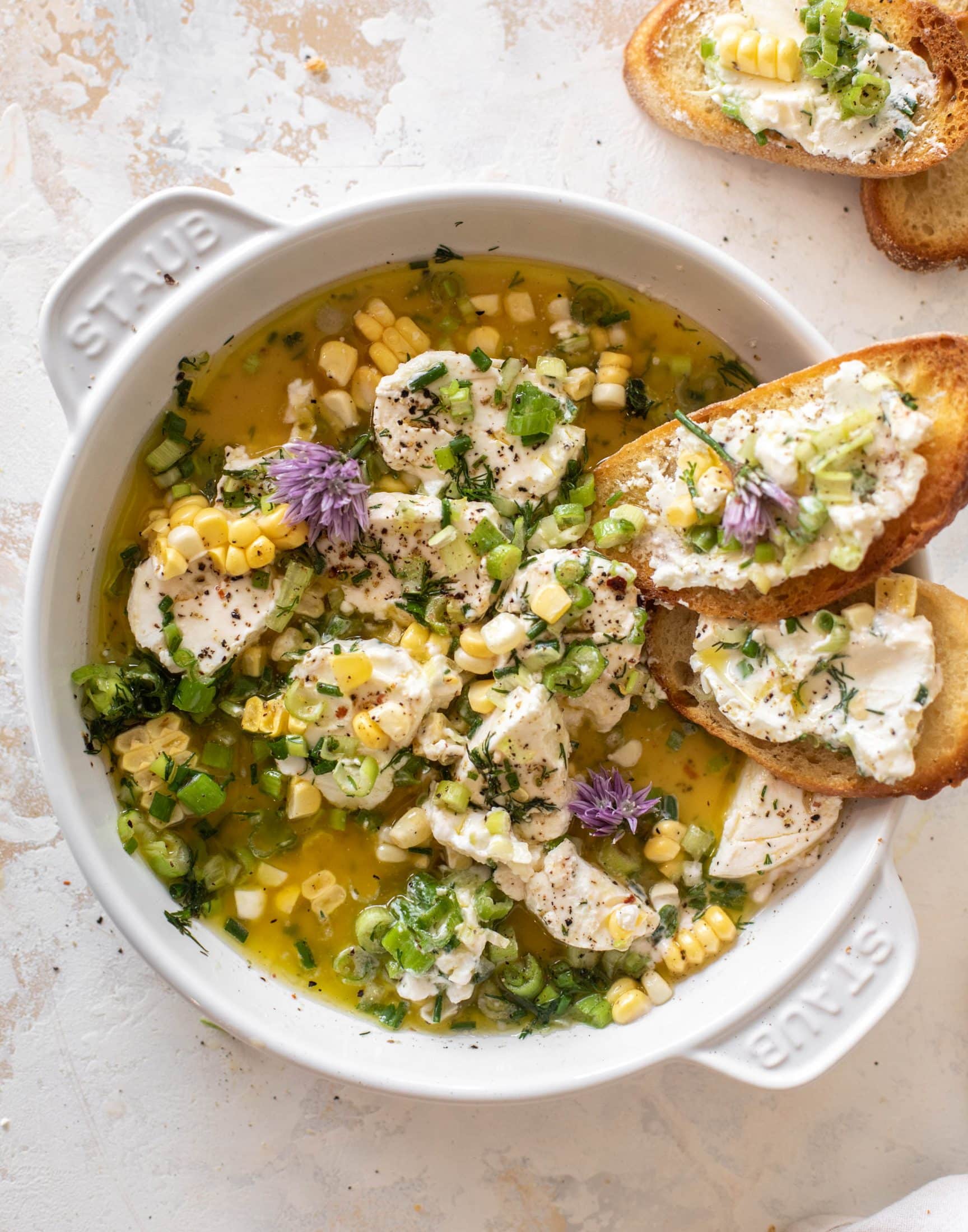 summer marinated goat cheese