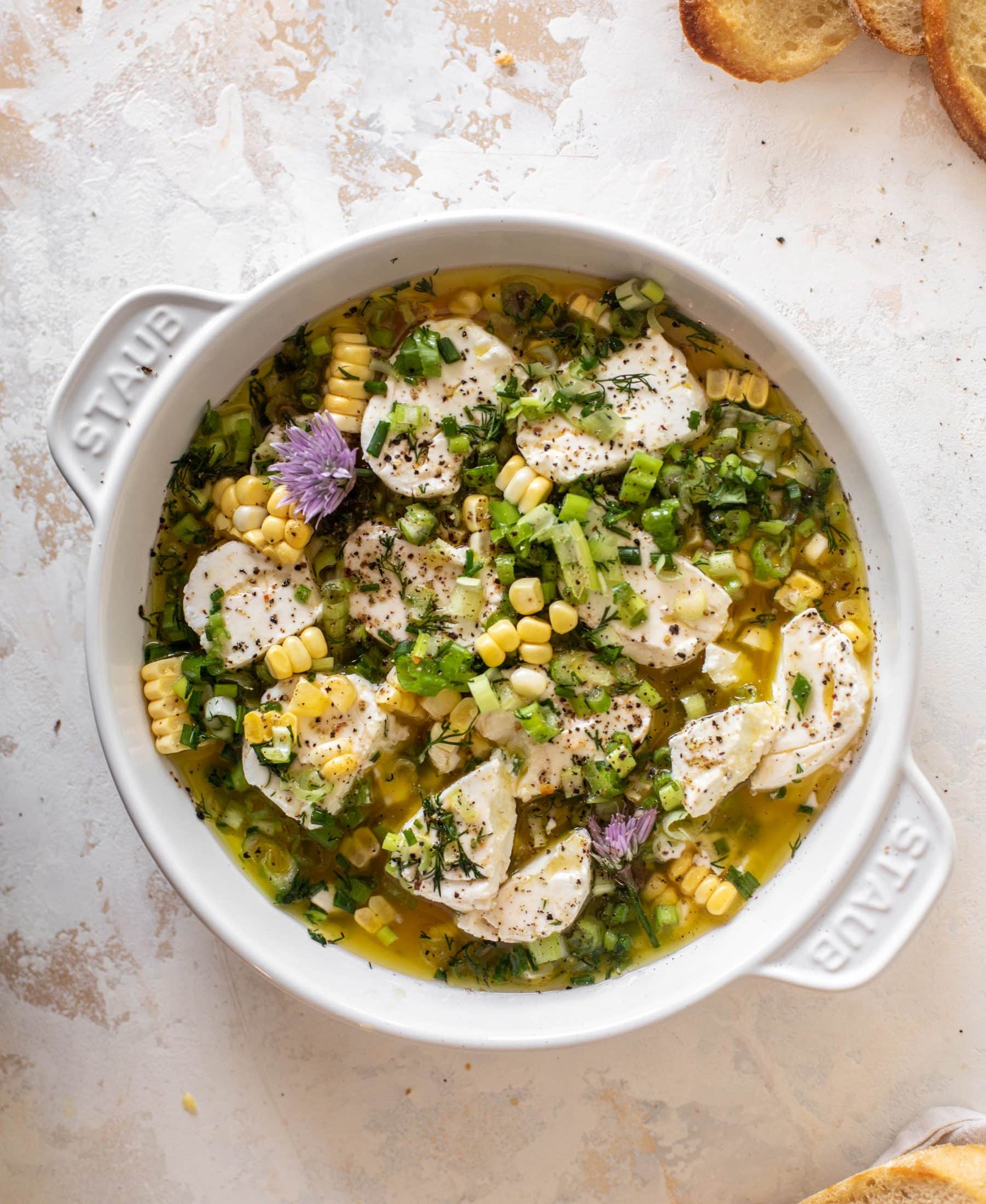 summer marinated goat cheese