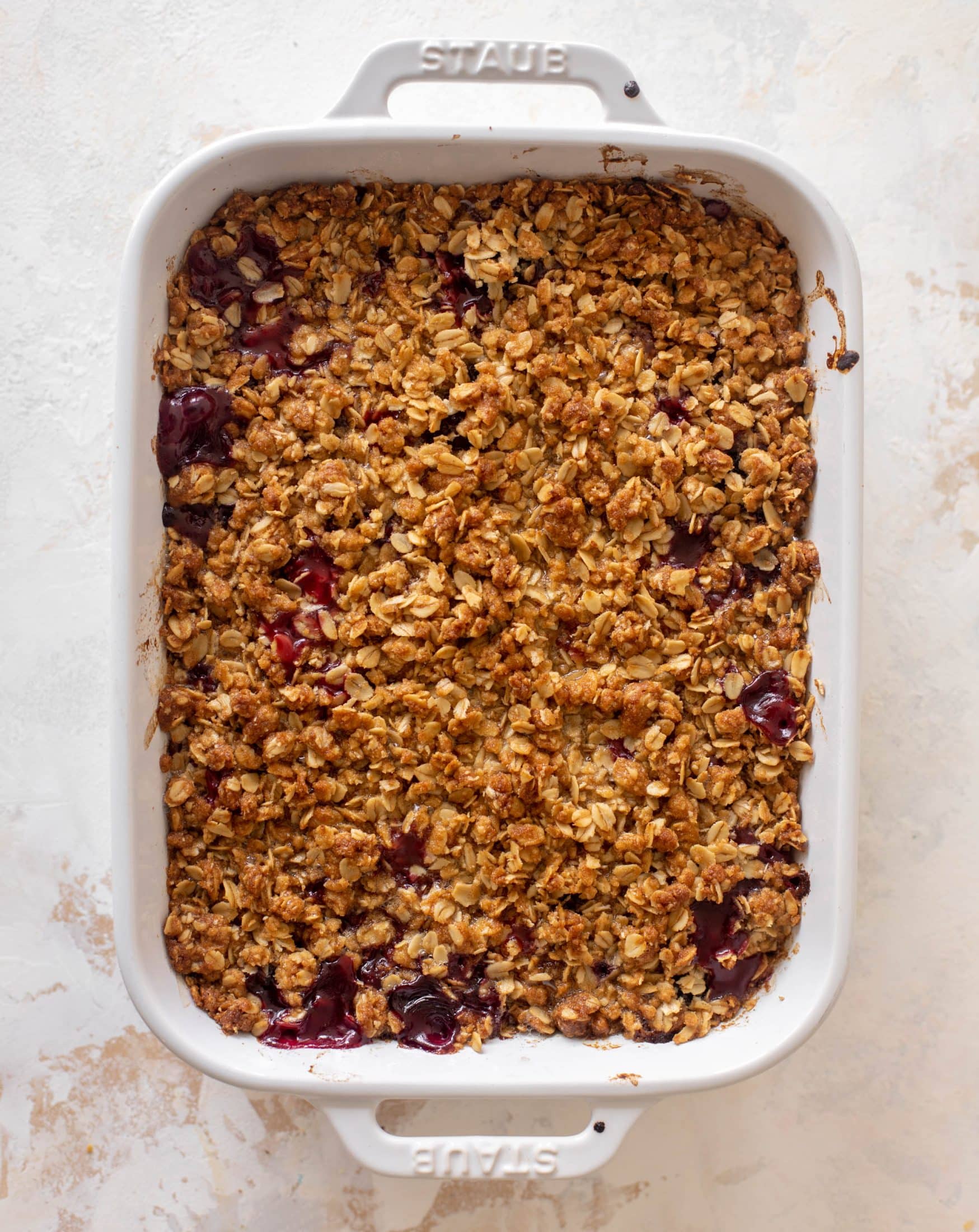 blackberry peach crisp