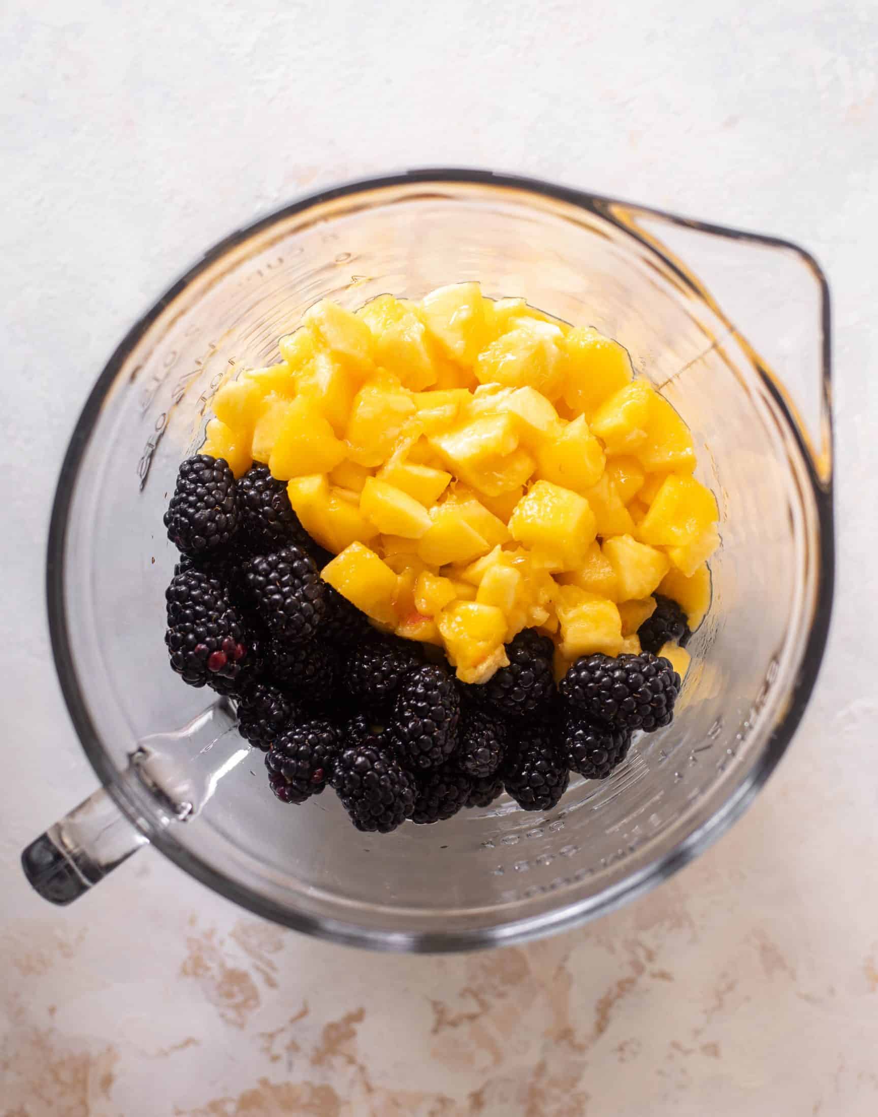 blackberry peach crisp