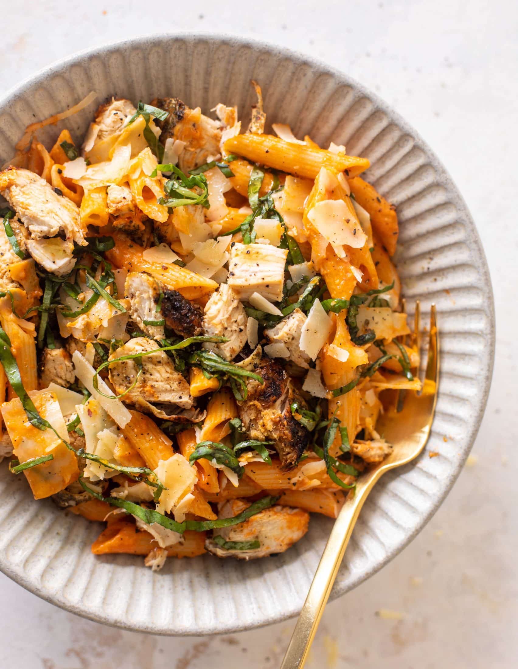 grilled chicken vodka pasta