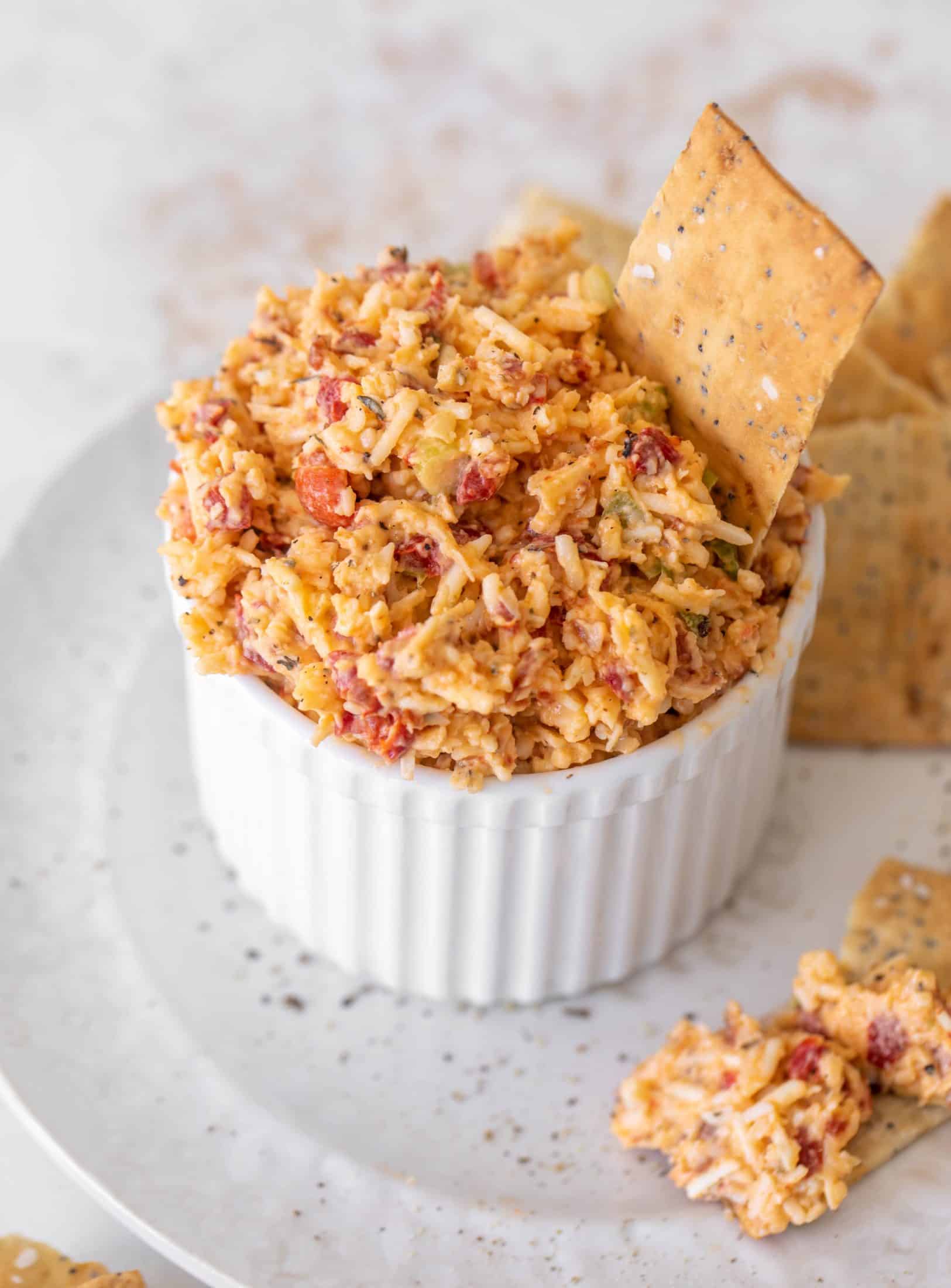 chilled pepperoni pizza dip