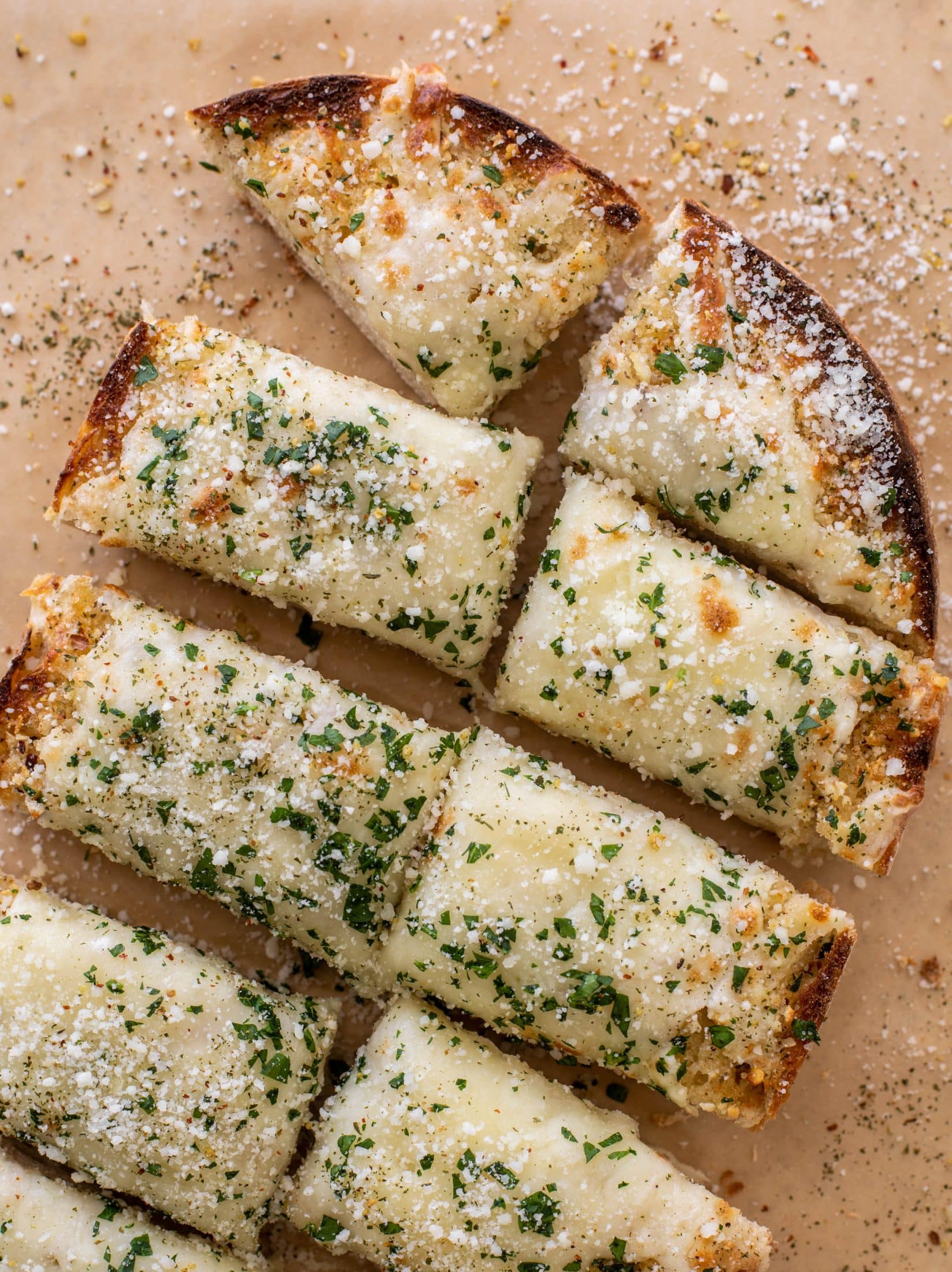 cheesy spicy garlic bread