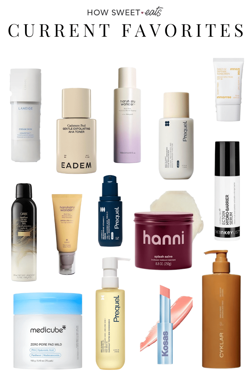current beauty favorites
