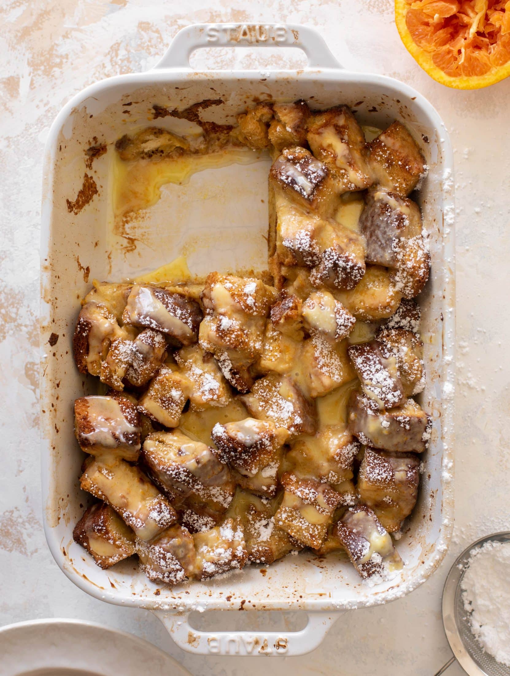 cinnamon orange french toast bake