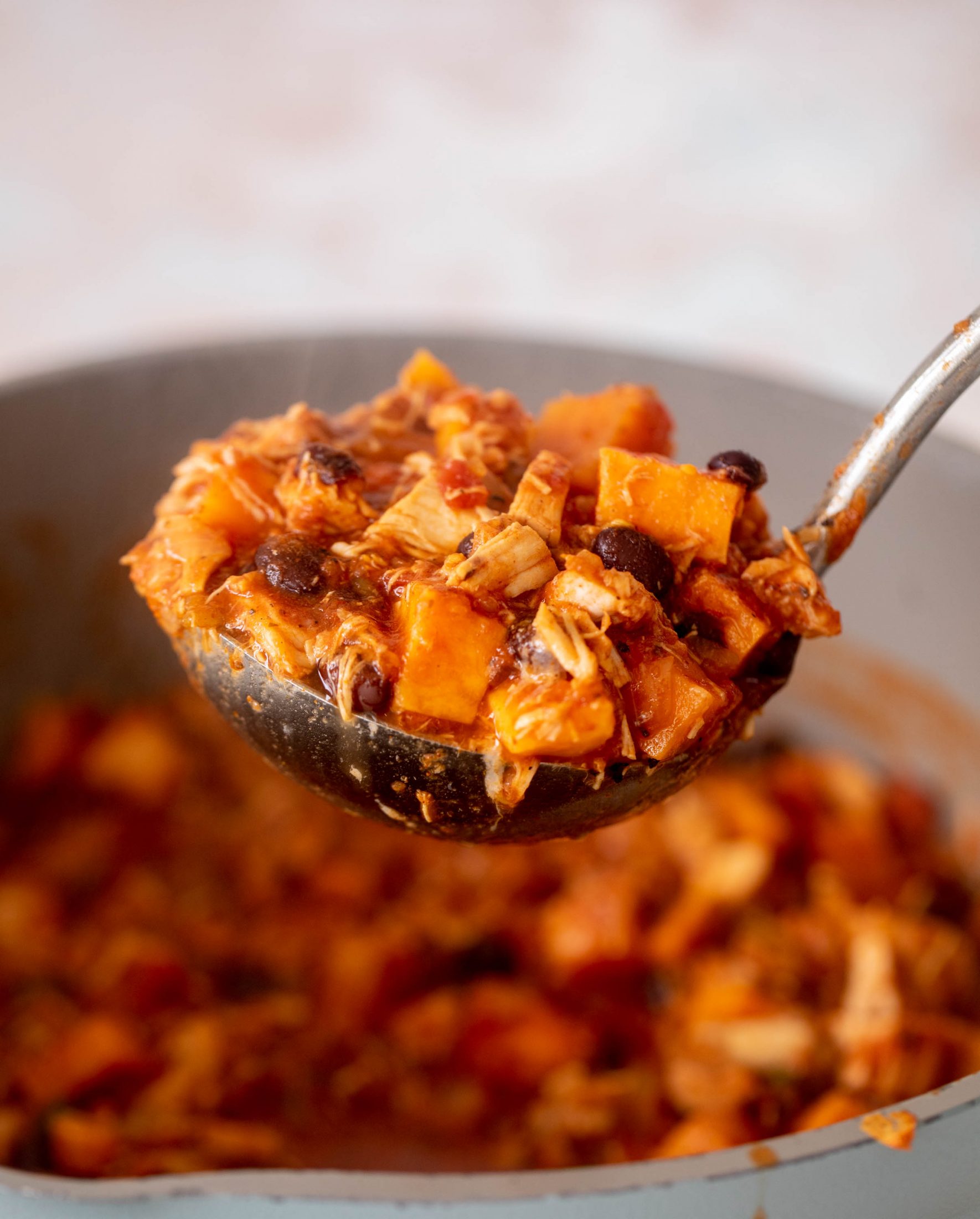 sweet potato chicken chili