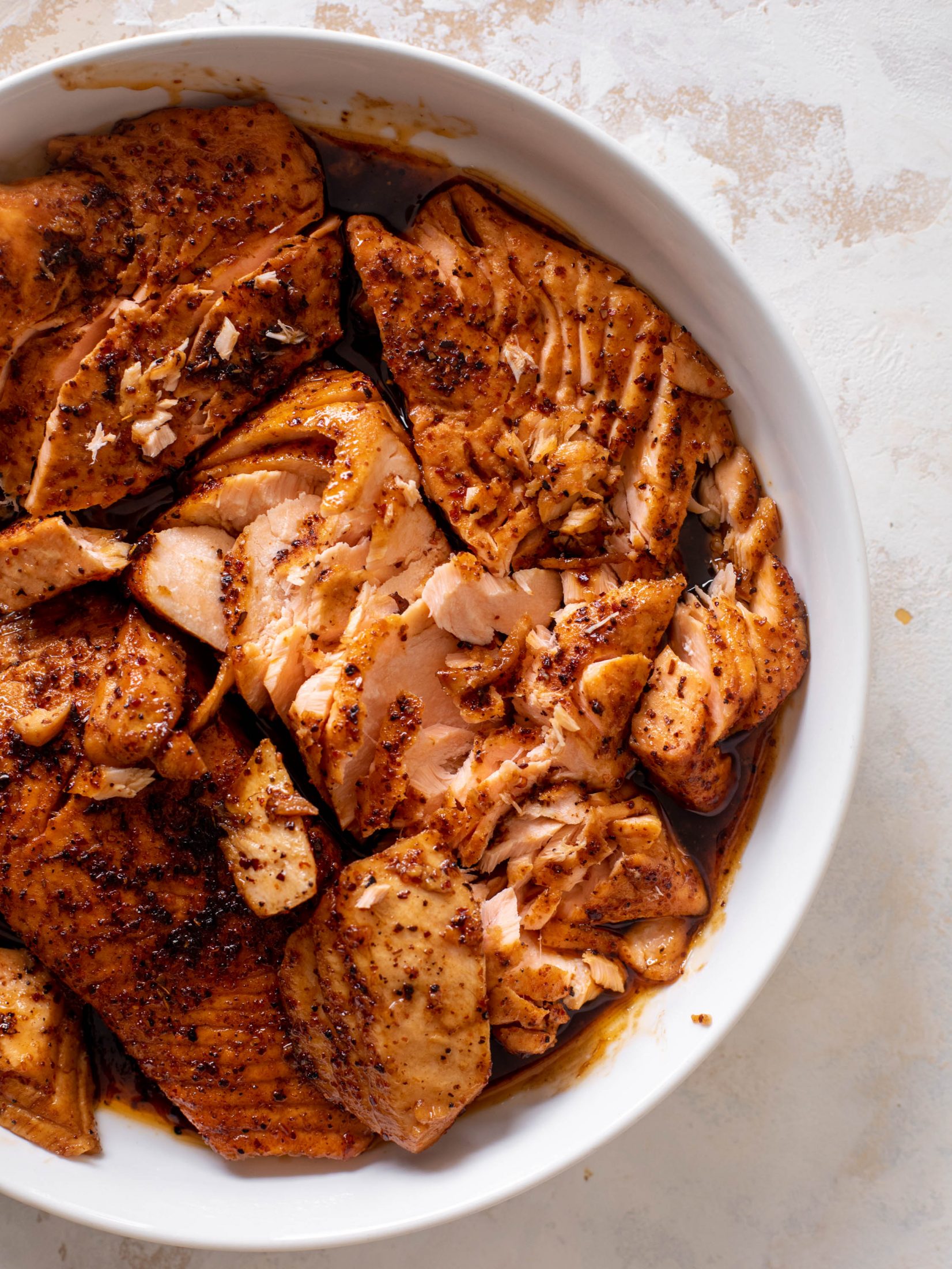 chili lime salmon tostadas