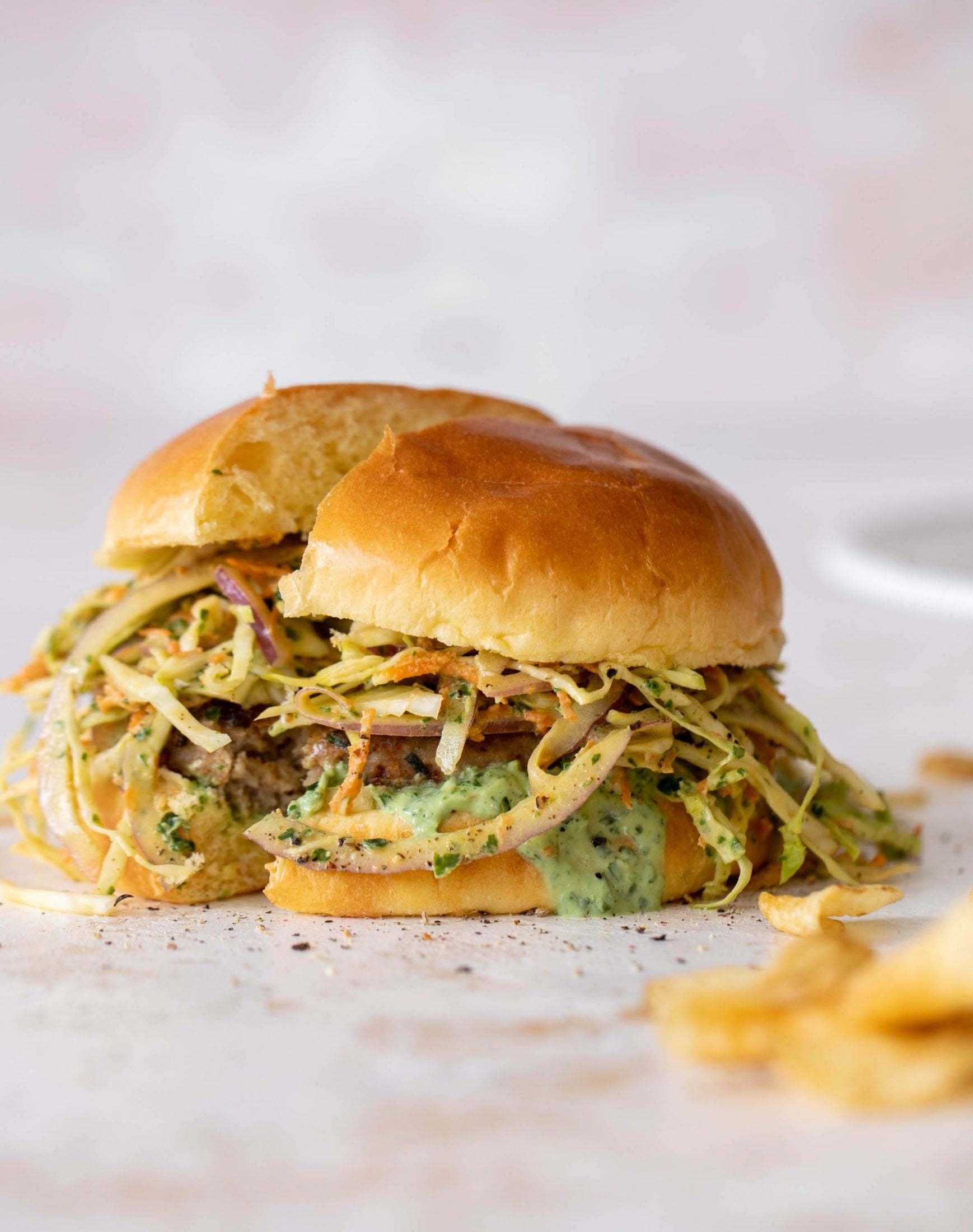 green goddess turkey burgers