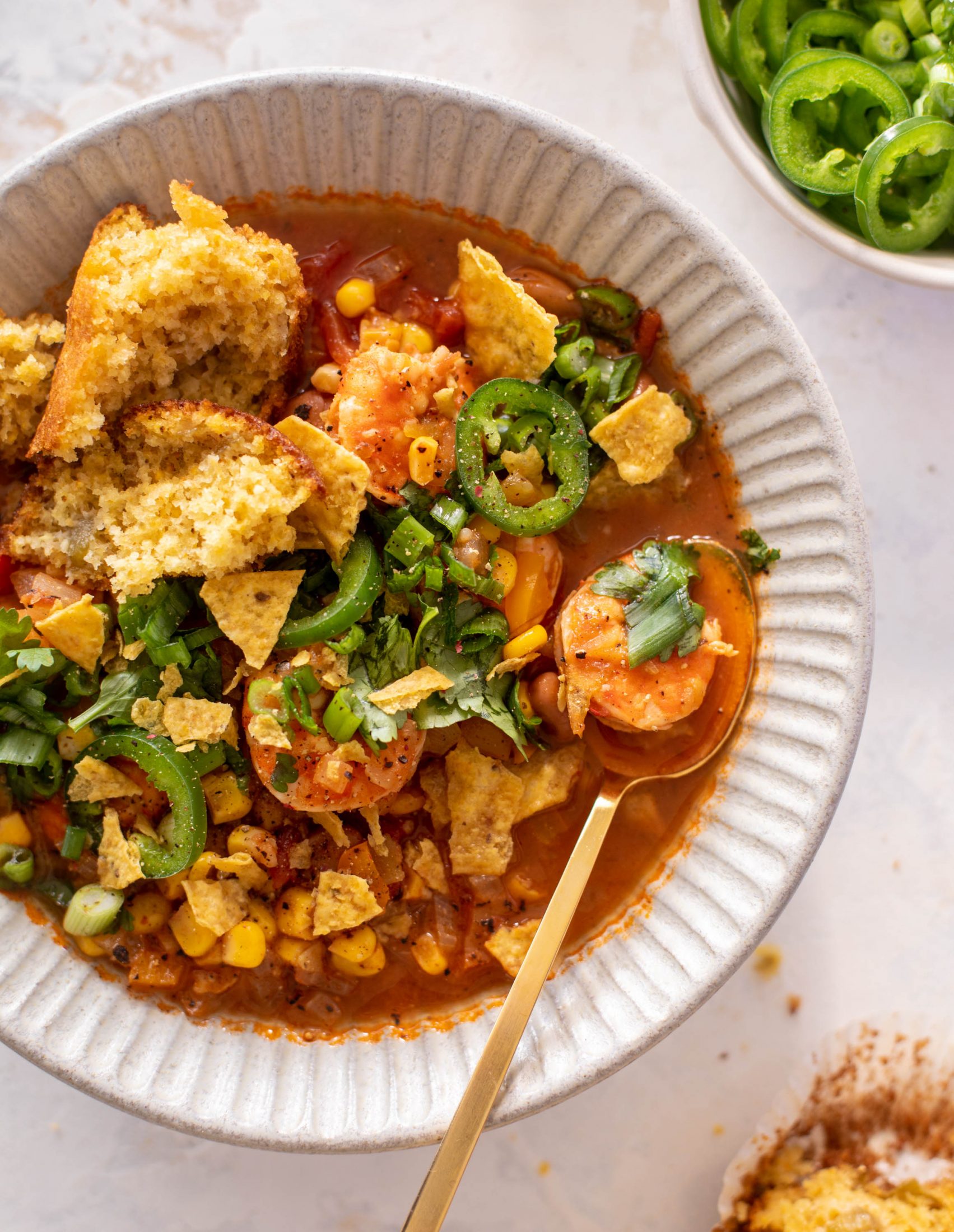 shrimp taco soup