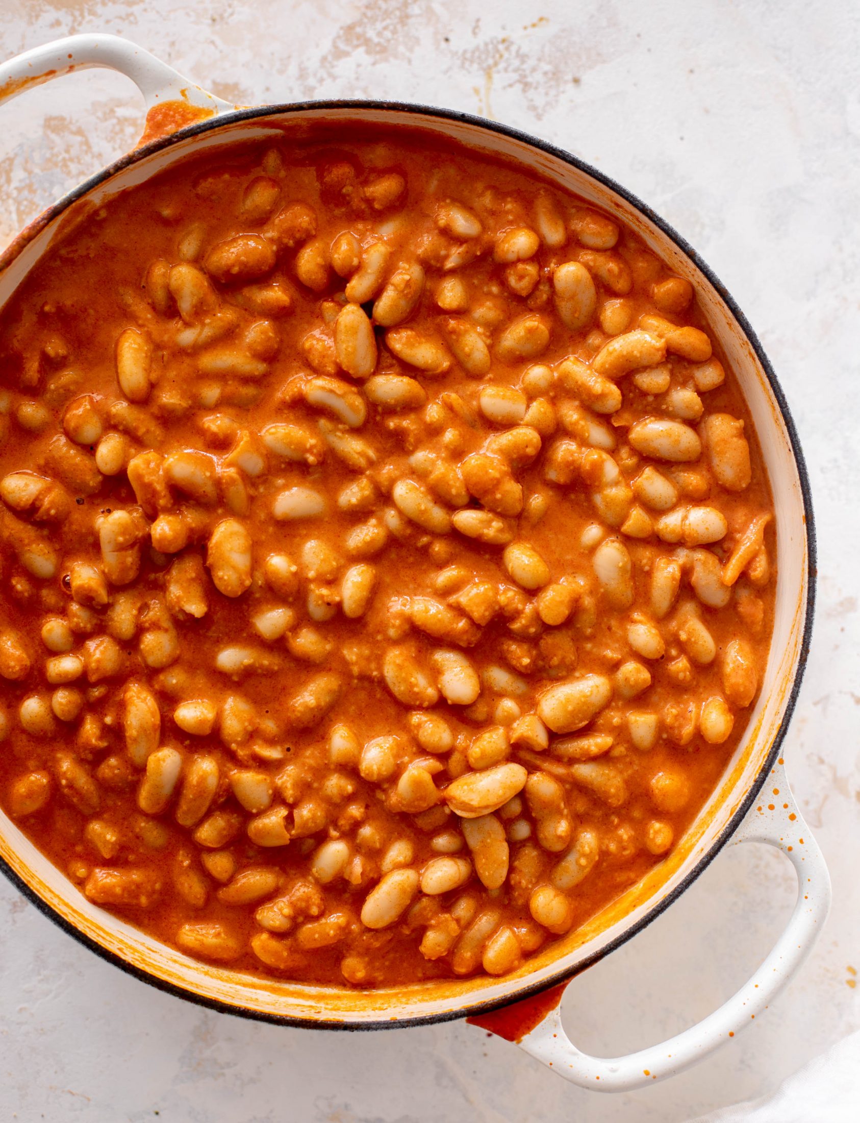 white beans in vodka sauce